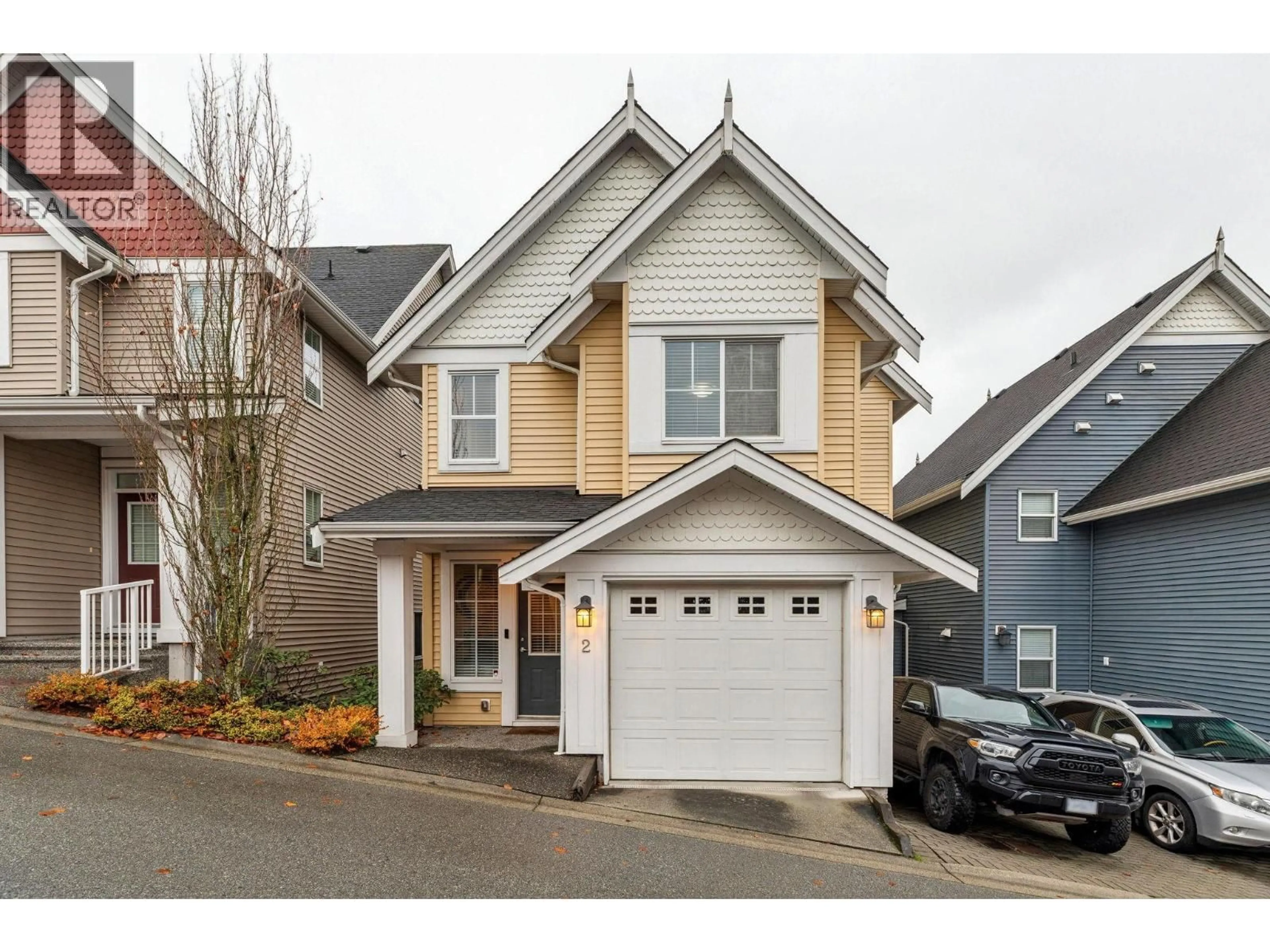 Home with vinyl exterior material, street for 2 - 312 CASEY STREET, Coquitlam British Columbia V3K0C6