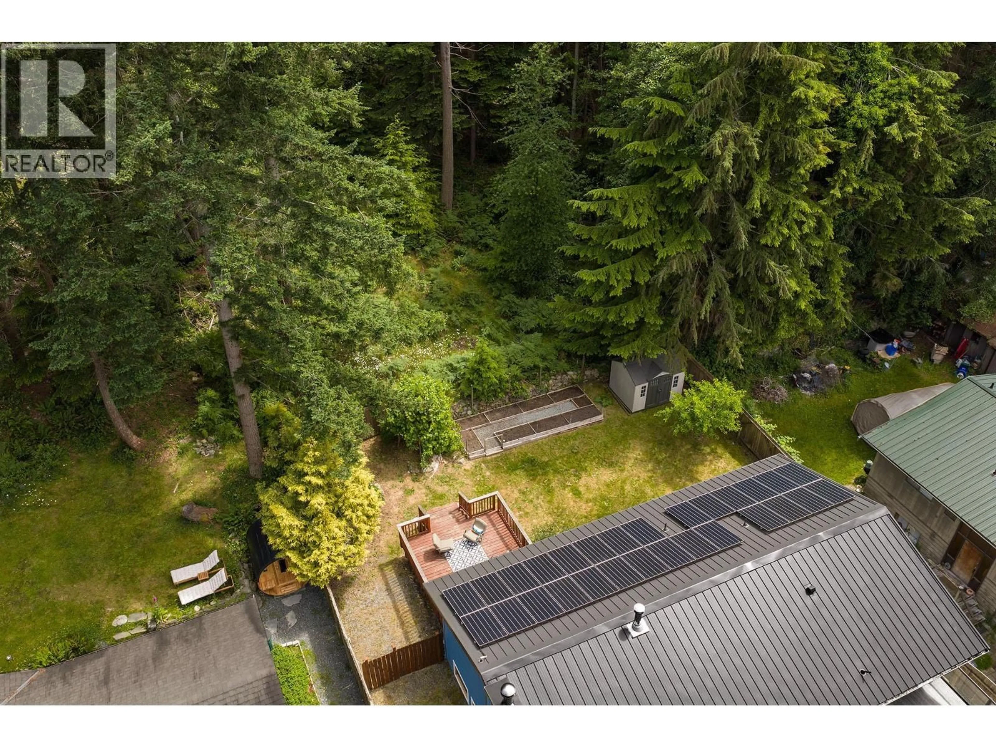 A pic from outside/outdoor area/front of a property/back of a property/a pic from drone, forest/trees view for 1569 WHITESAILS DRIVE, Bowen Island British Columbia V0N1G2