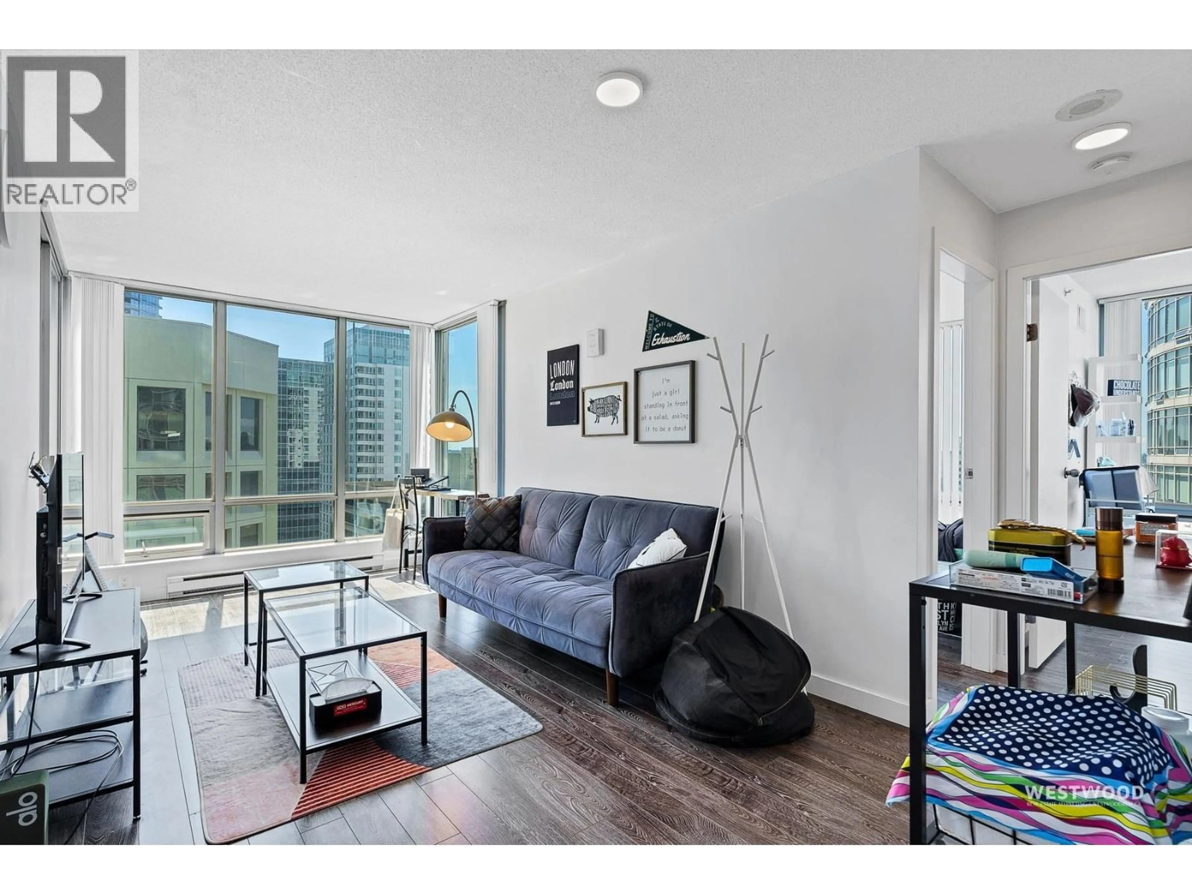 Living room with furniture, unknown for 2606 - 1200 GEORGIA STREET, Vancouver British Columbia V6E4R2