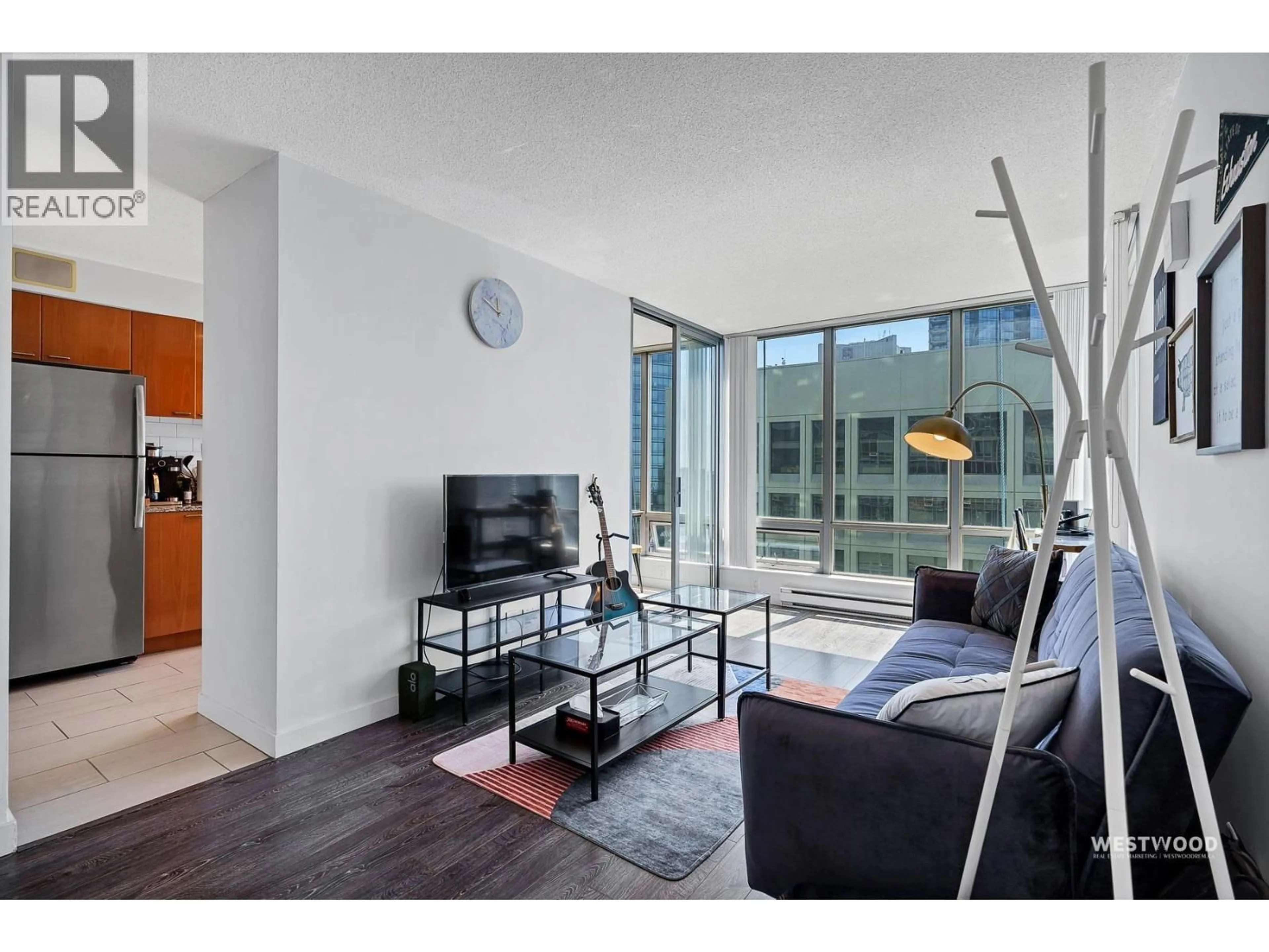 Living room with furniture, unknown for 2606 - 1200 GEORGIA STREET, Vancouver British Columbia V6E4R2