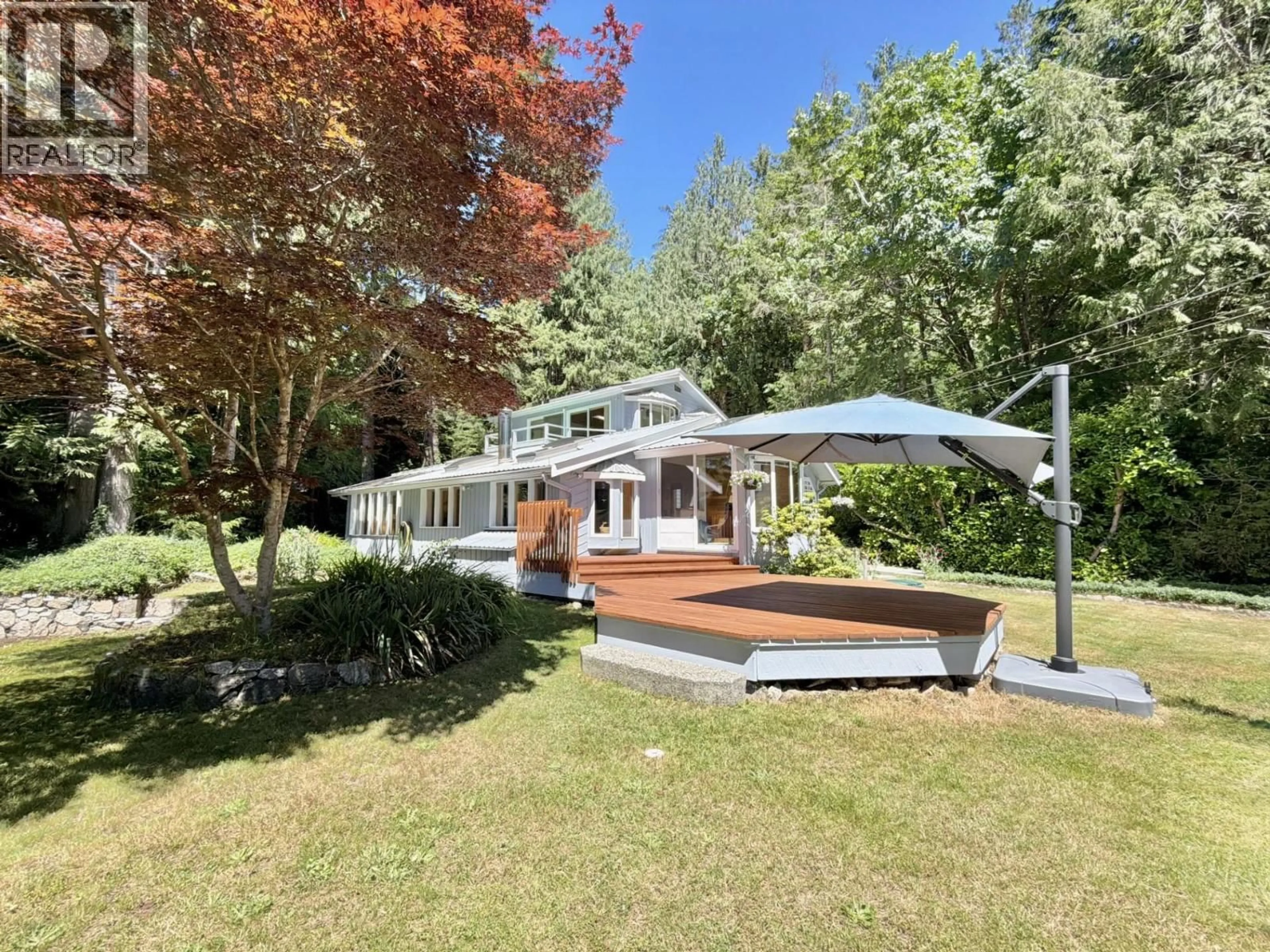 A pic from outside/outdoor area/front of a property/back of a property/a pic from drone, unknown for 3658 BEACH AVENUE, Roberts Creek British Columbia V0N2W2