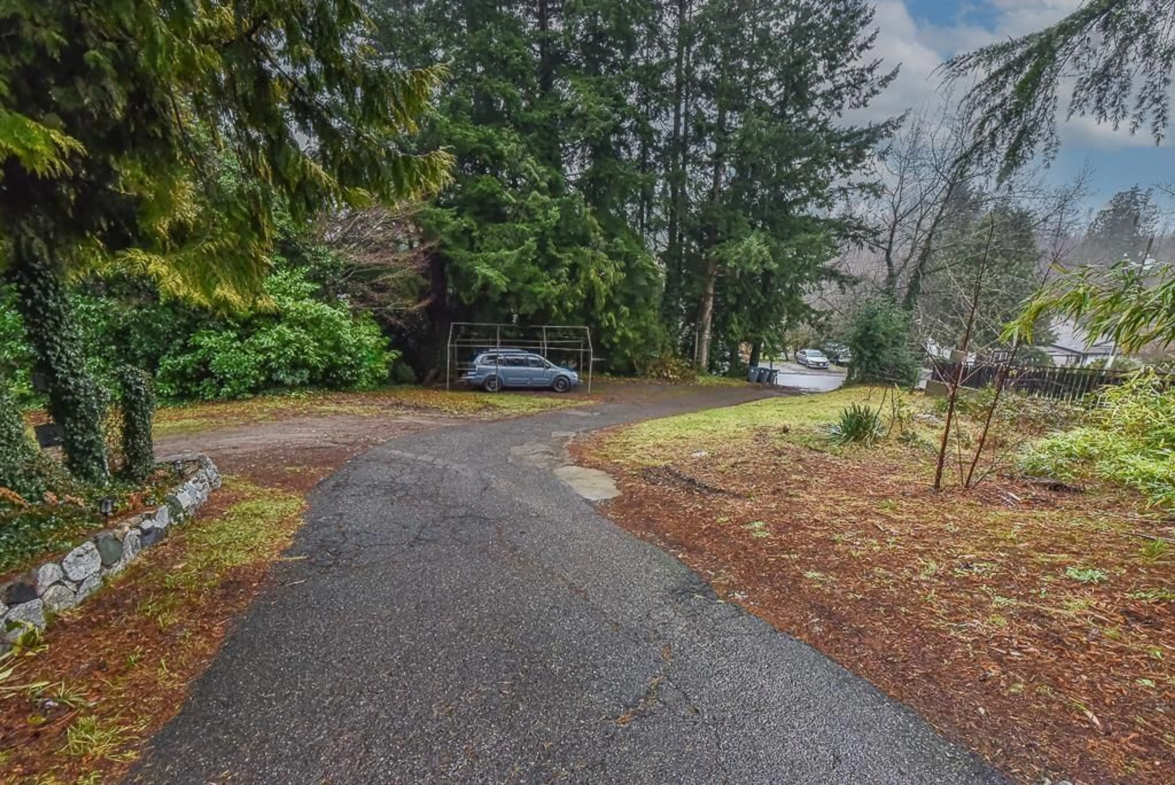 A pic from outside/outdoor area/front of a property/back of a property/a pic from drone, forest/trees view for 13243 COULTHARD ROAD, Surrey British Columbia V3X3E5