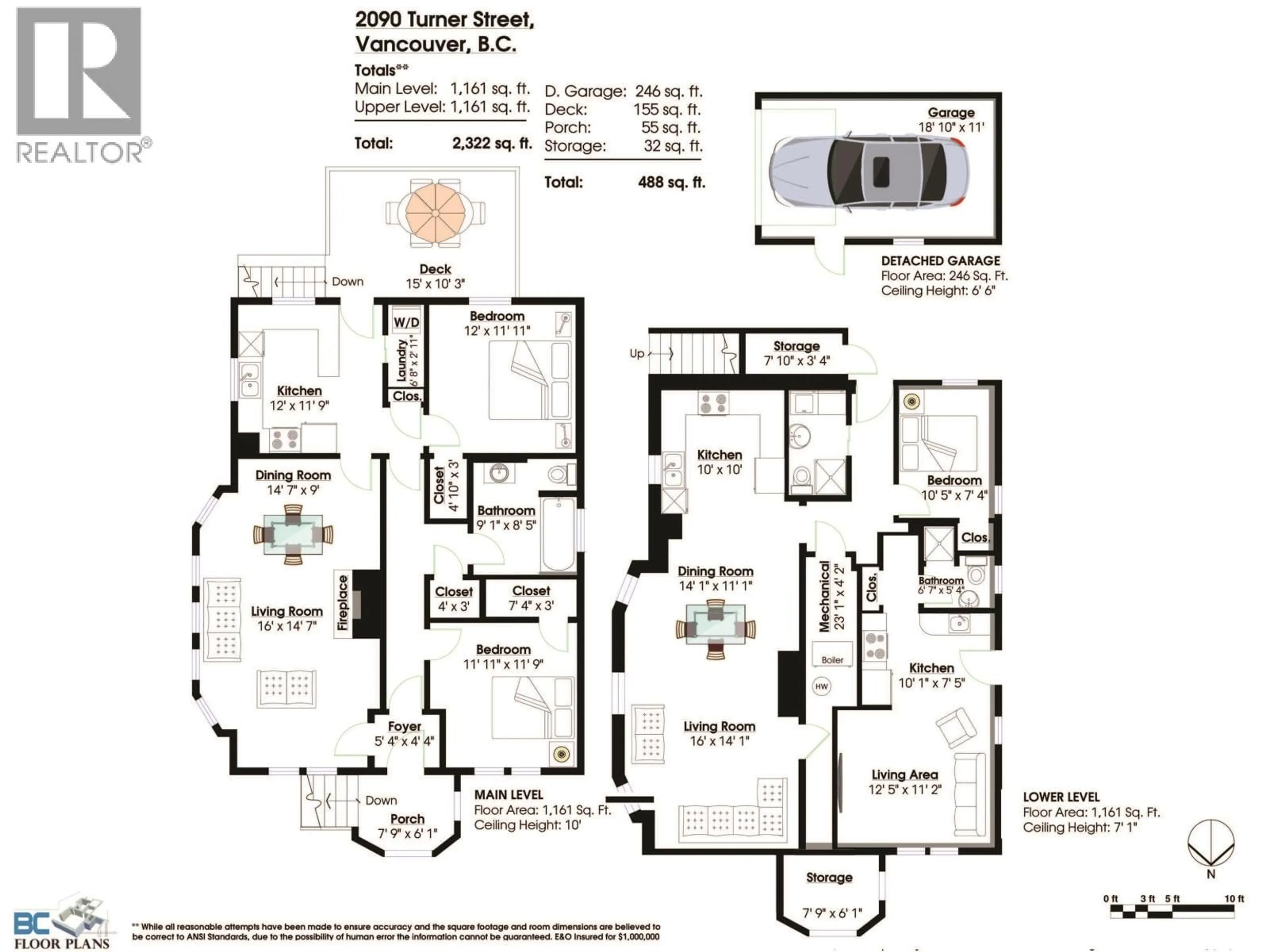 Floor plan for 2090 TURNER STREET, Vancouver British Columbia V5L2A3