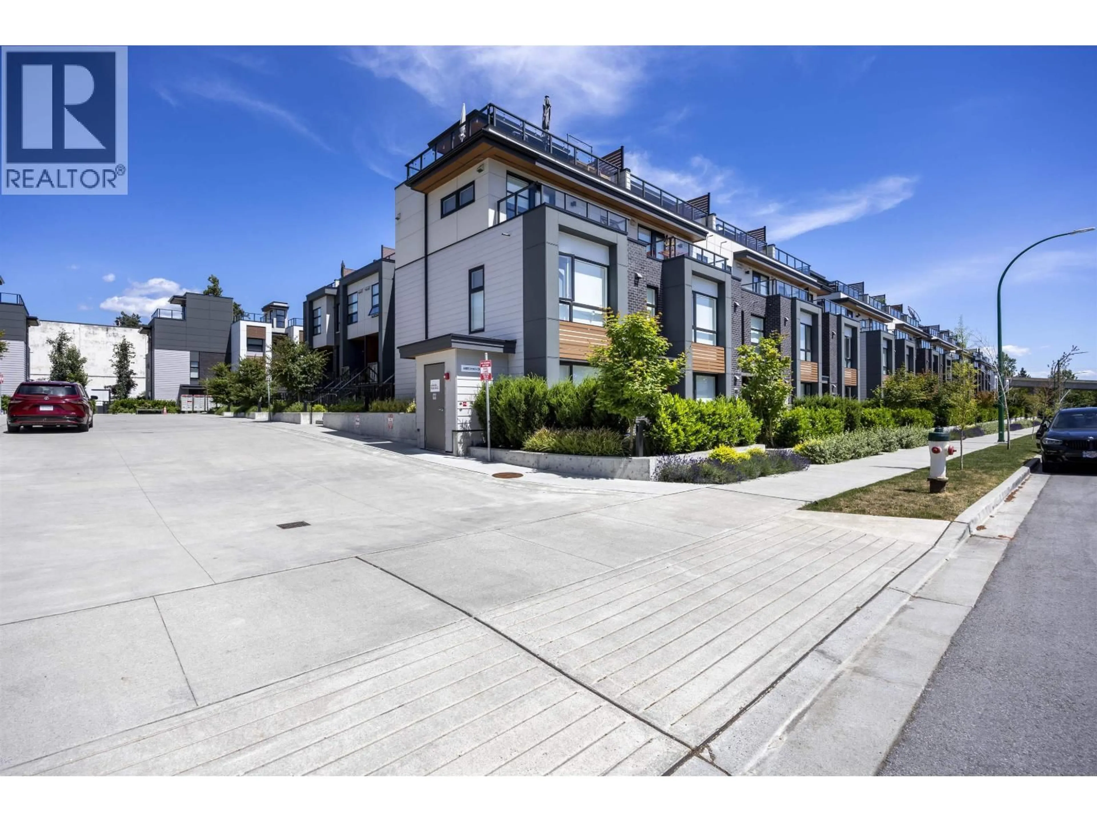 A pic from outside/outdoor area/front of a property/back of a property/a pic from drone, street for 404 - 6085 IRMIN STREET, Burnaby British Columbia V5J5C5