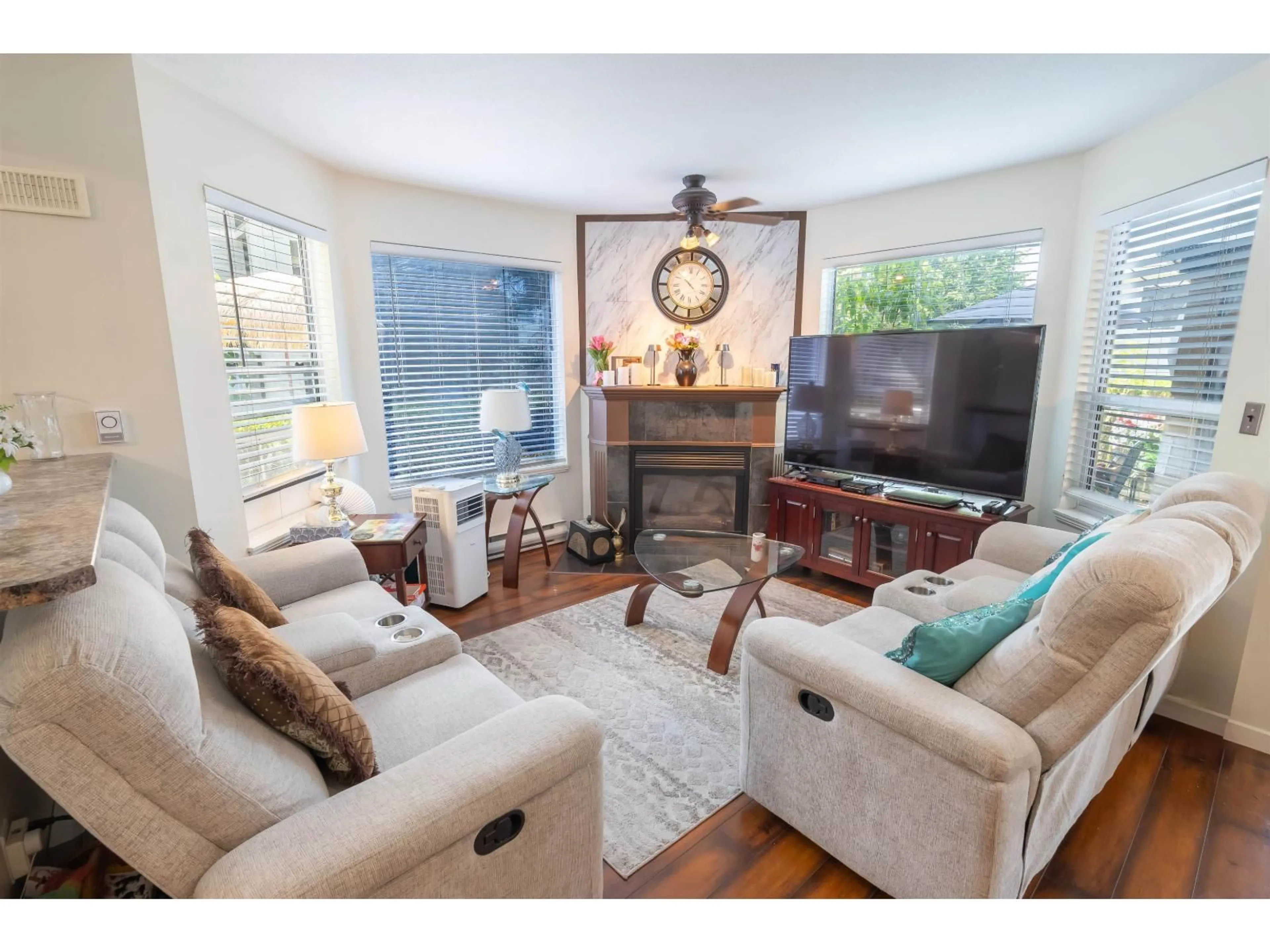 Living room with furniture, unknown for 109 - 7554 BRISKHAM STREET, Mission British Columbia V2V3L9