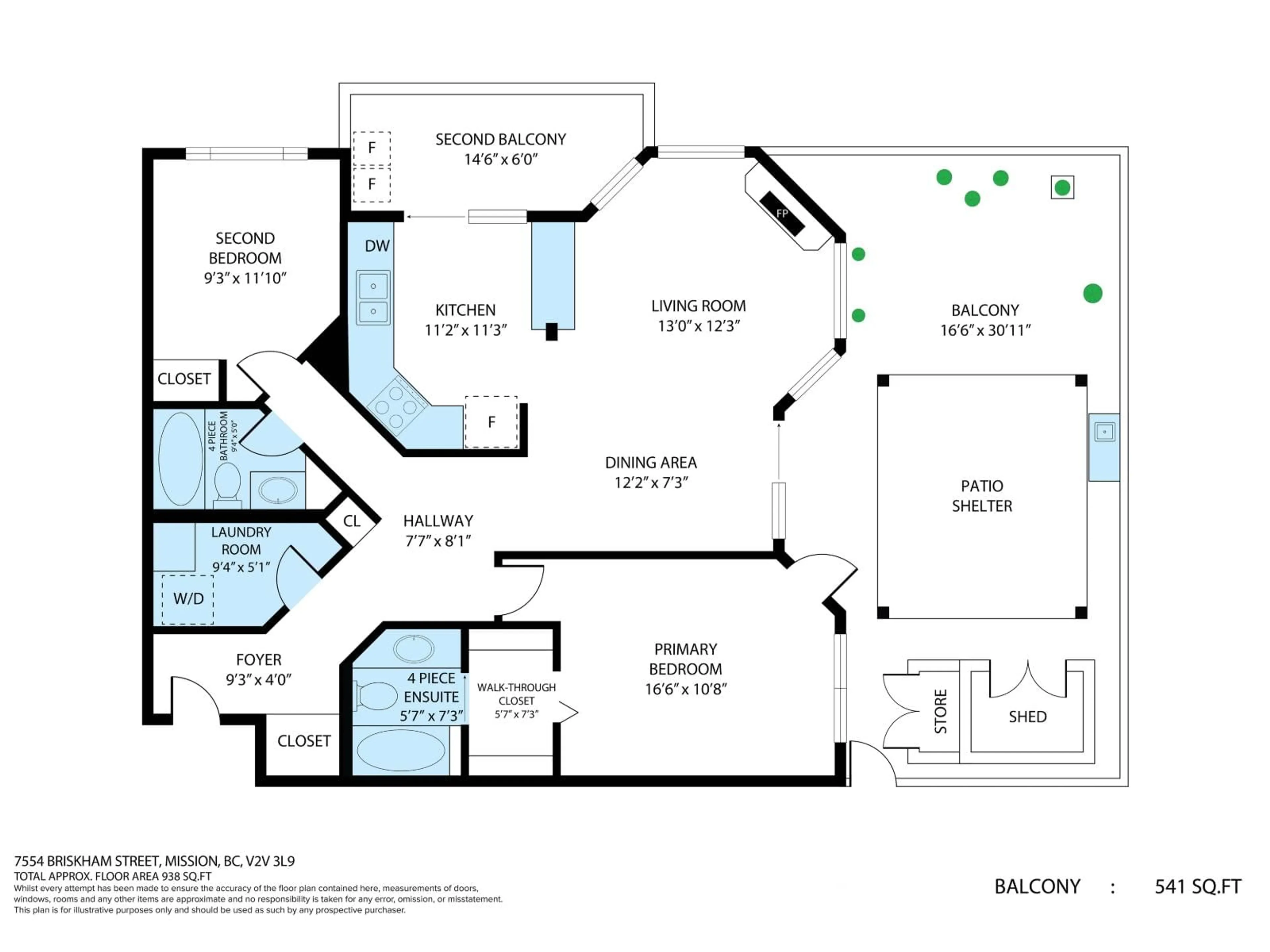 Floor plan for 109 - 7554 BRISKHAM STREET, Mission British Columbia V2V3L9