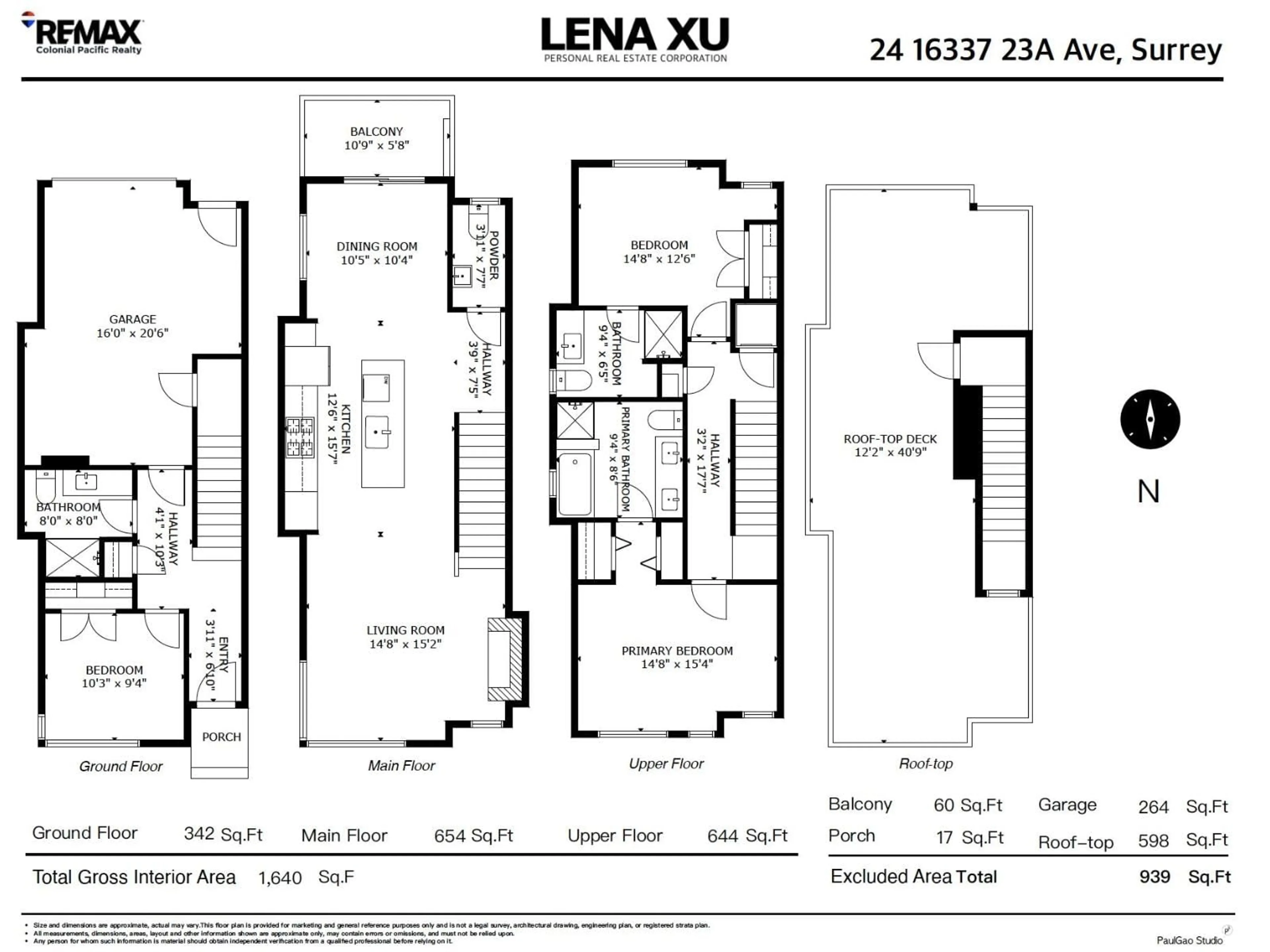 Floor plan for 24 - 16337 23A AVENUE, Surrey British Columbia V3Z0S3
