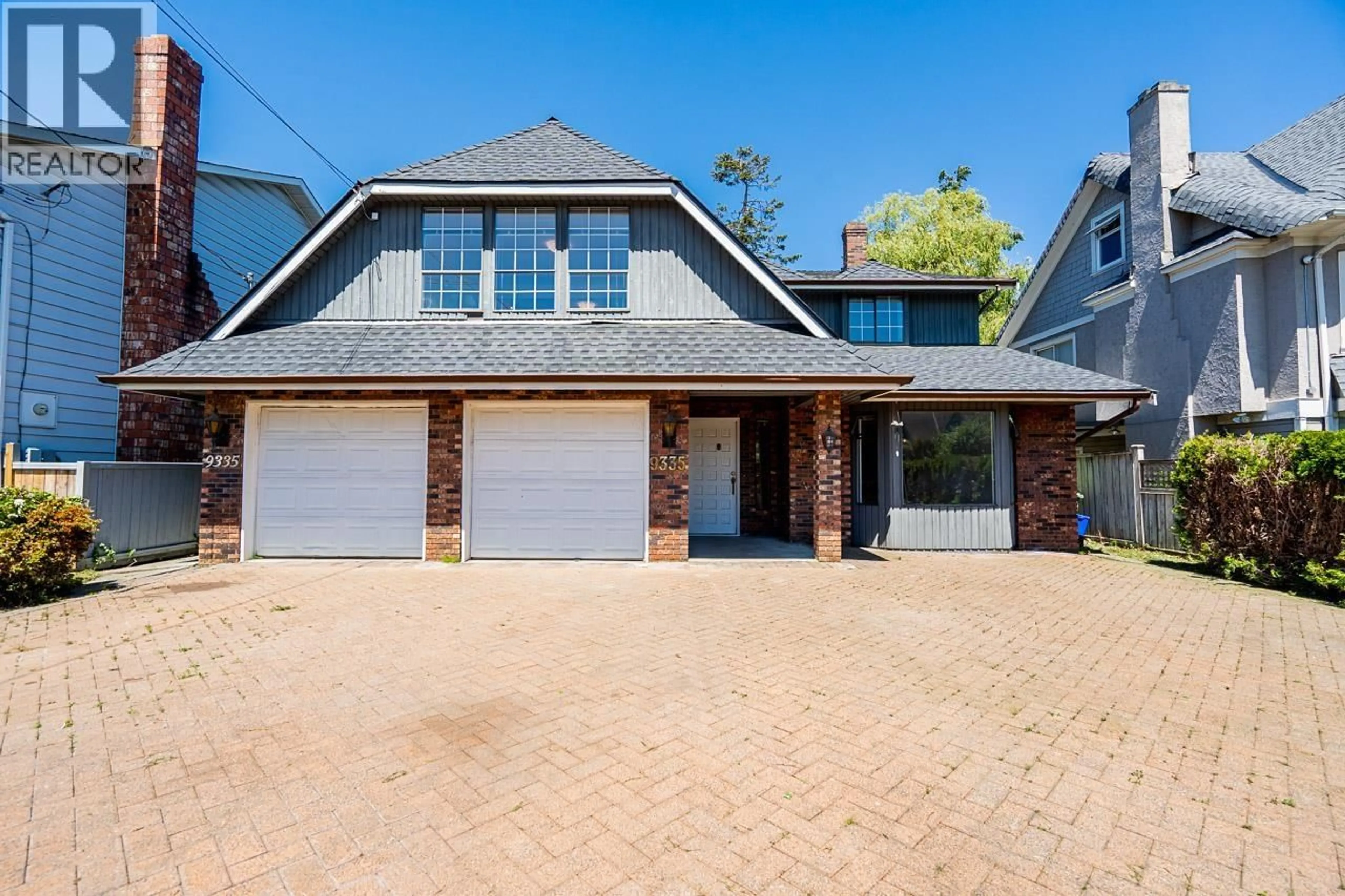 Home with brick exterior material, street for 9335 PATTERSON ROAD, Richmond British Columbia V6X1P8