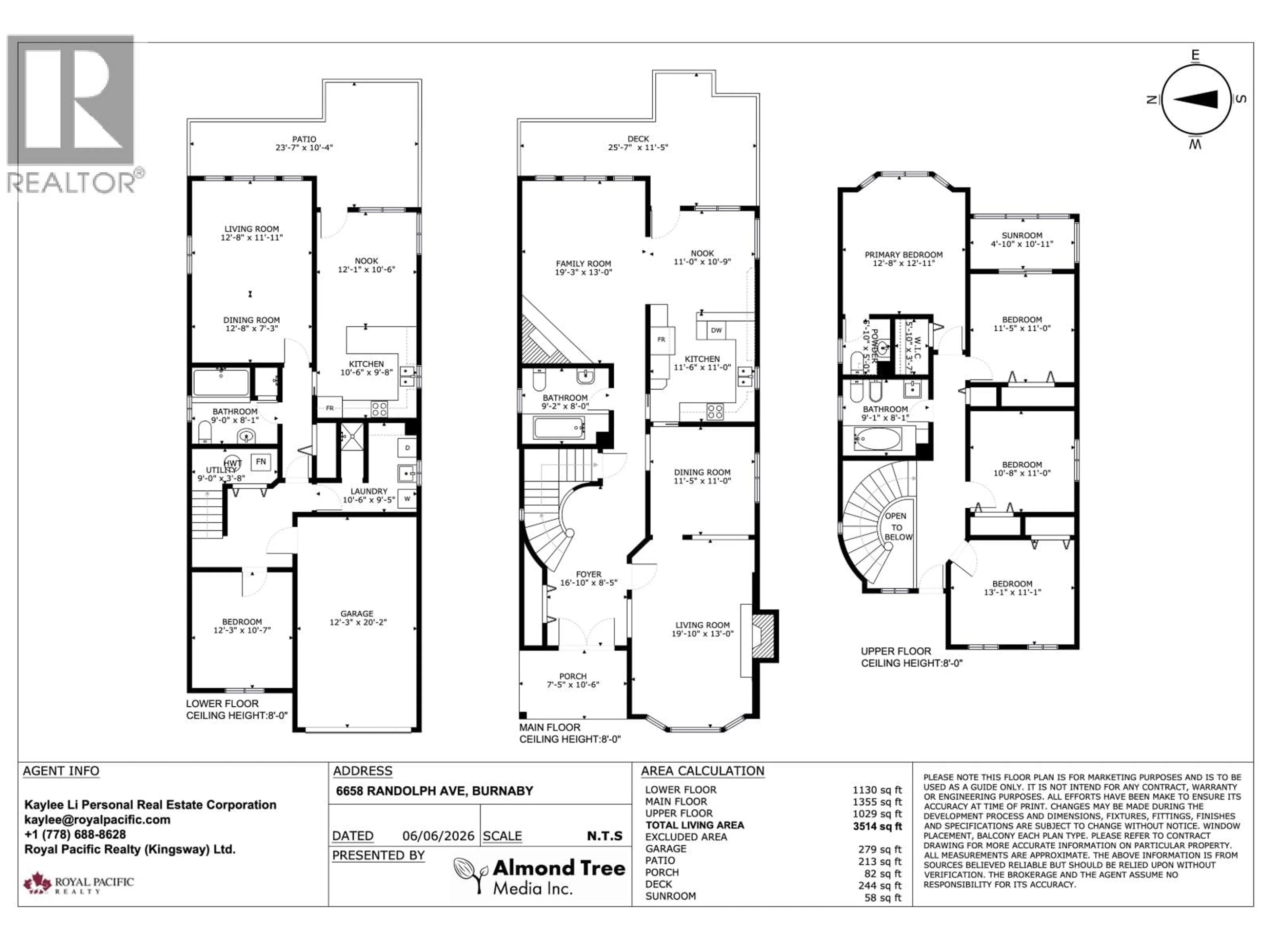Floor plan for 6658 RANDOLPH AVENUE, Burnaby British Columbia V5H3W4