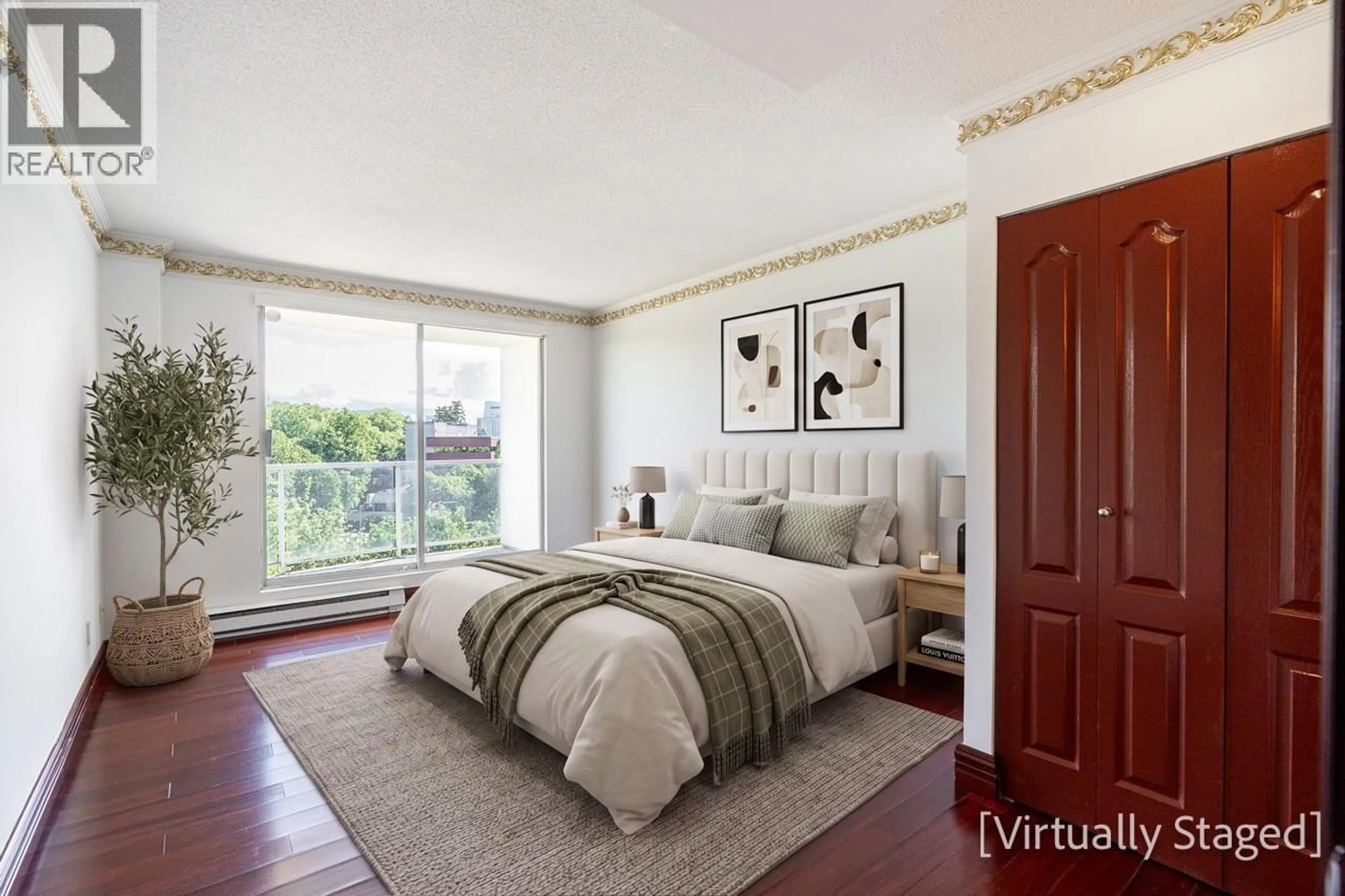 Bedroom with bed, unknown for 701 - 7680 GRANVILLE AVENUE, Richmond British Columbia V6Y4B9