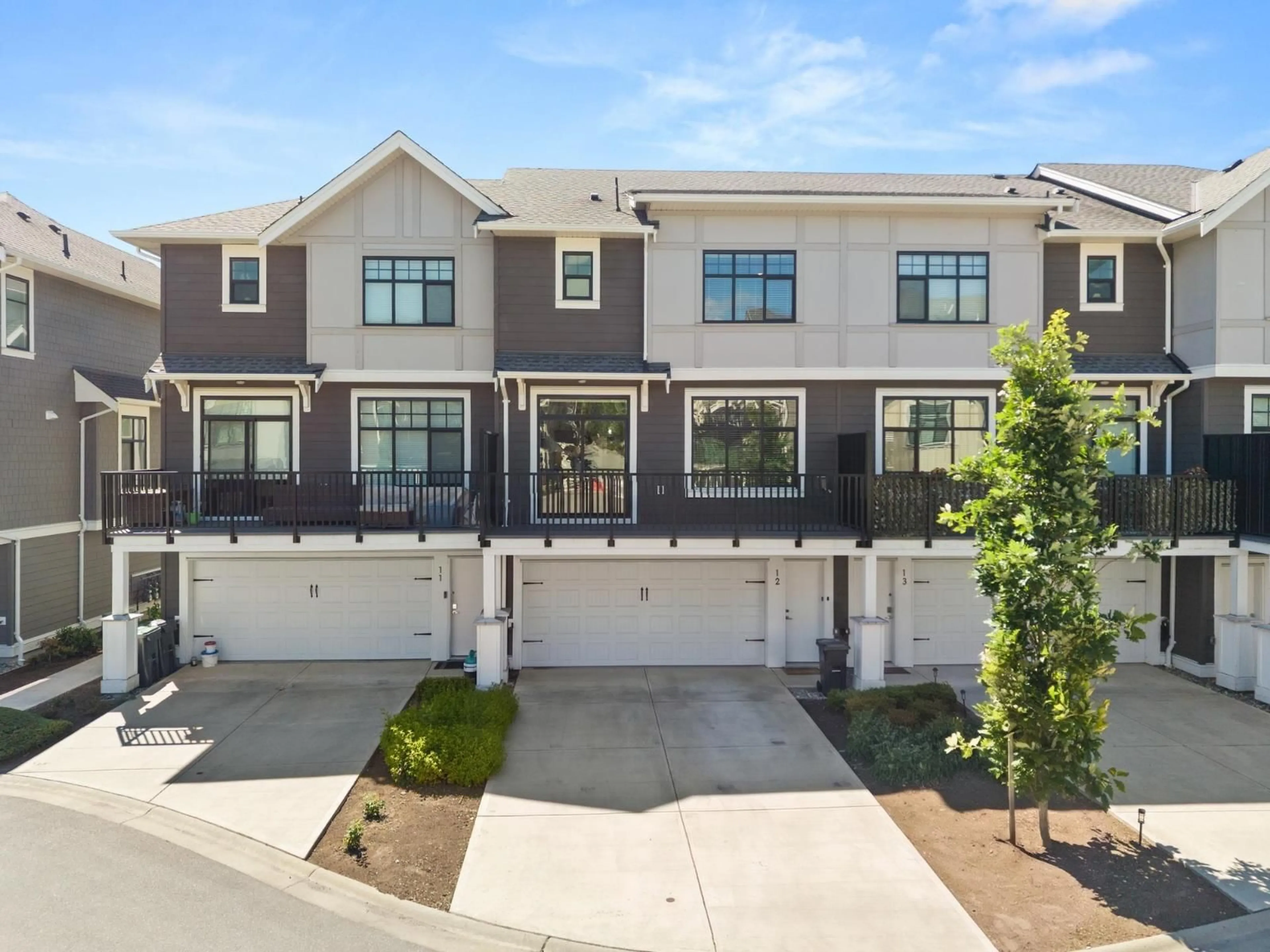 A pic from outside/outdoor area/front of a property/back of a property/a pic from drone, street for 12 - 20261 72B AVENUE, Langley British Columbia V2Y3M8