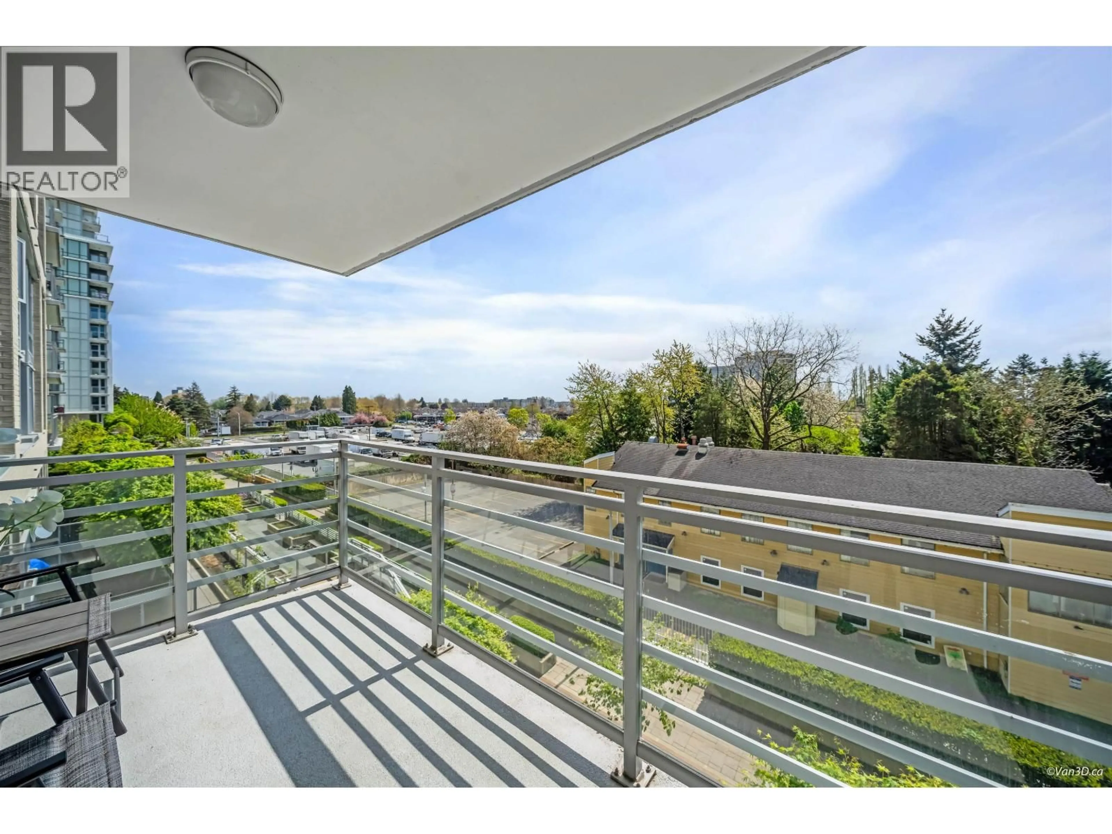 Balcony in the apartment, unknown for 618 - 8800 HAZELBRIDGE WAY, Richmond British Columbia V6X0S3