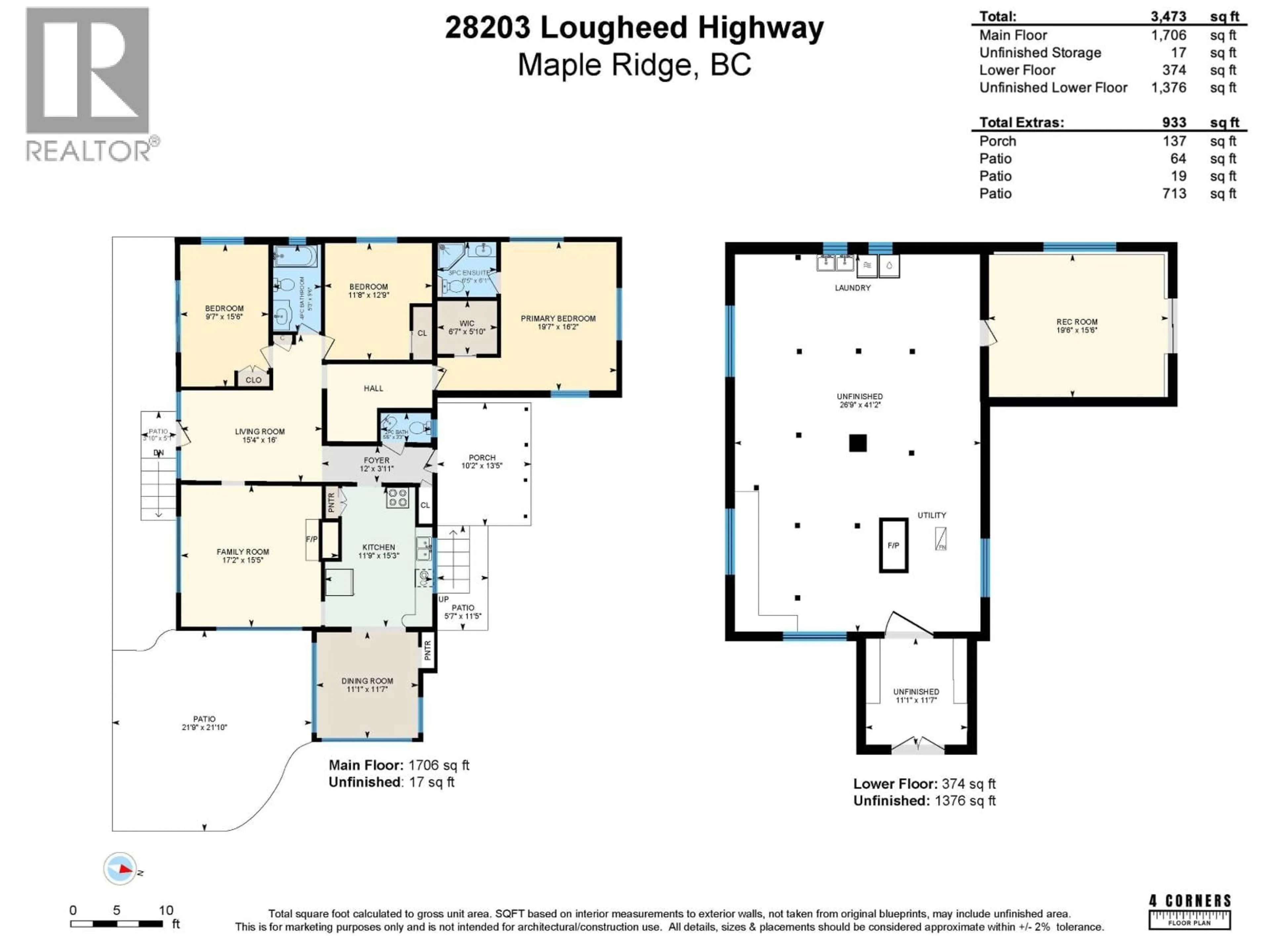 Floor plan for 28203 LOUGHEED HIGHWAY, Maple Ridge British Columbia V2W1L1