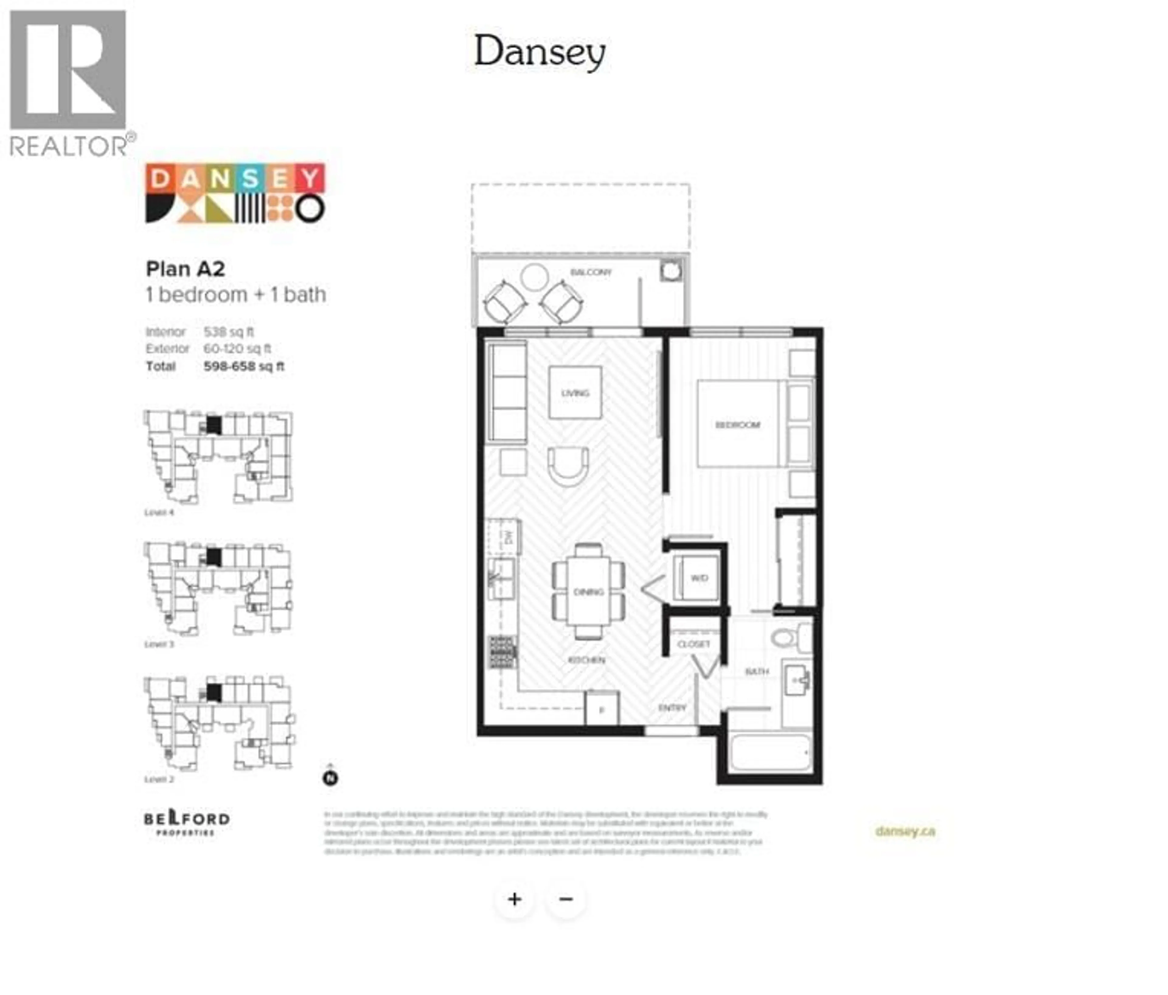 Floor plan for 509 - 599 DANSEY AVENUE, Coquitlam British Columbia V3J5S4