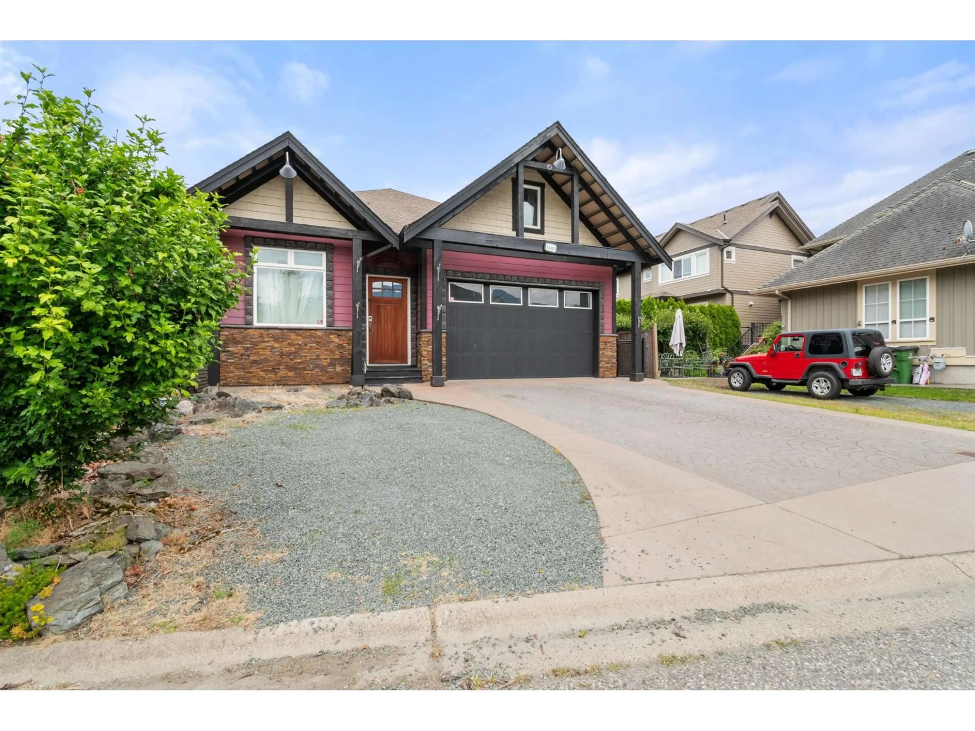 Home with brick exterior material, street for 45419 MAGDALENA PLACE, Cultus Lake British Columbia V2R0K7