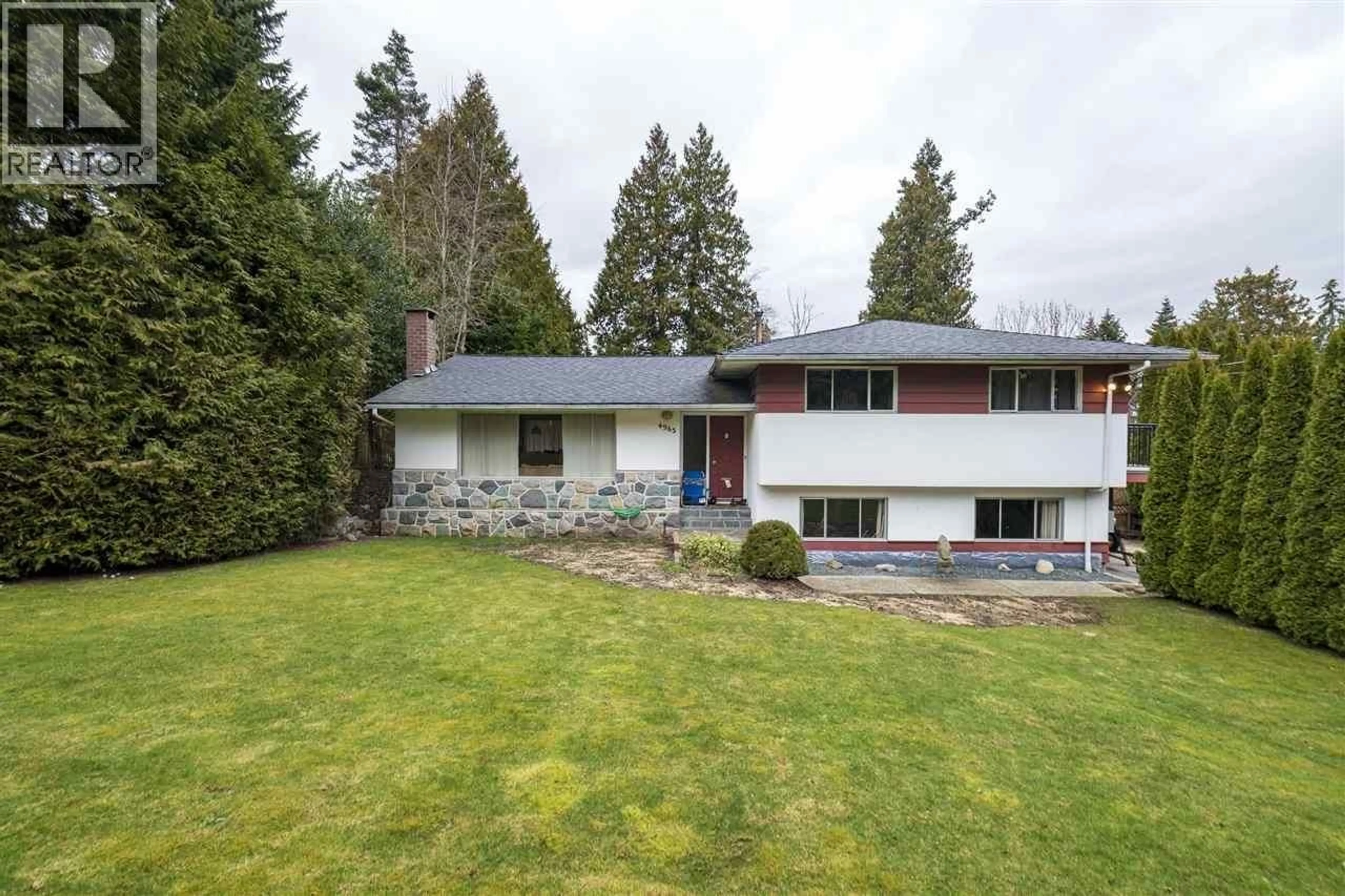Home with vinyl exterior material, street for 4965 8A AVENUE, Delta British Columbia V4M1T2
