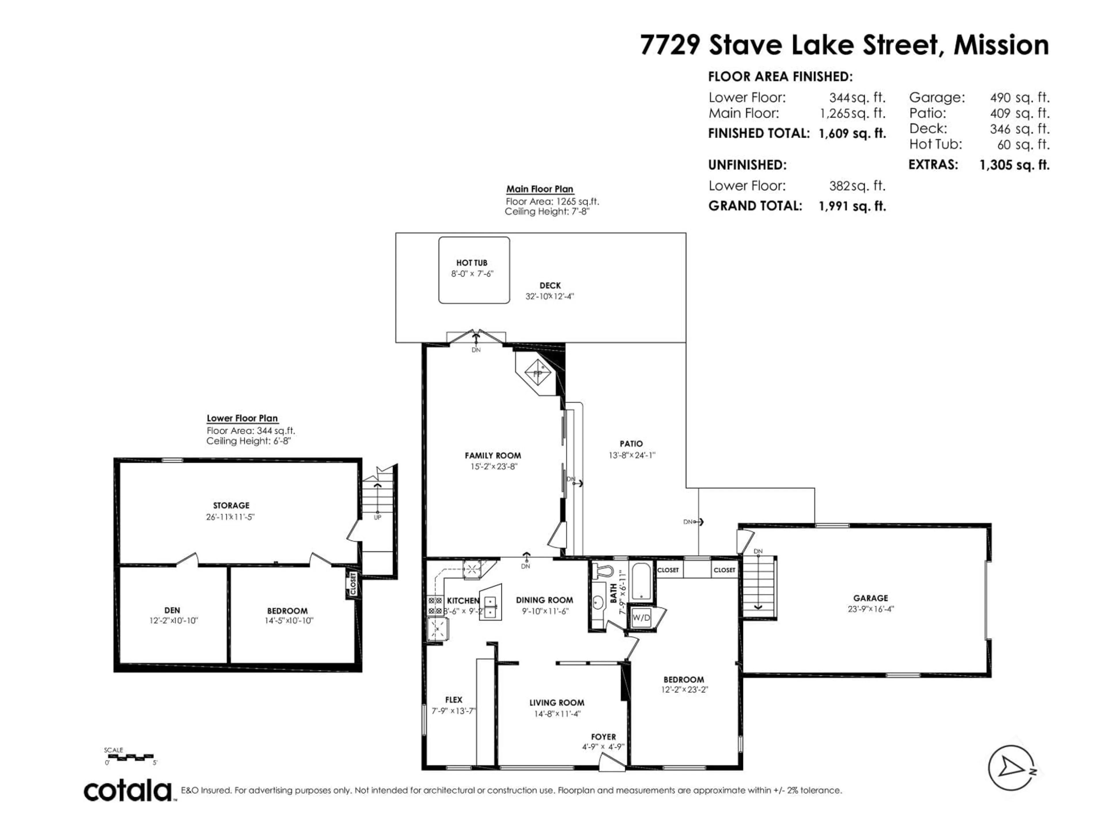 Floor plan for 7729 STAVE LAKE STREET, Mission British Columbia V2V4G7
