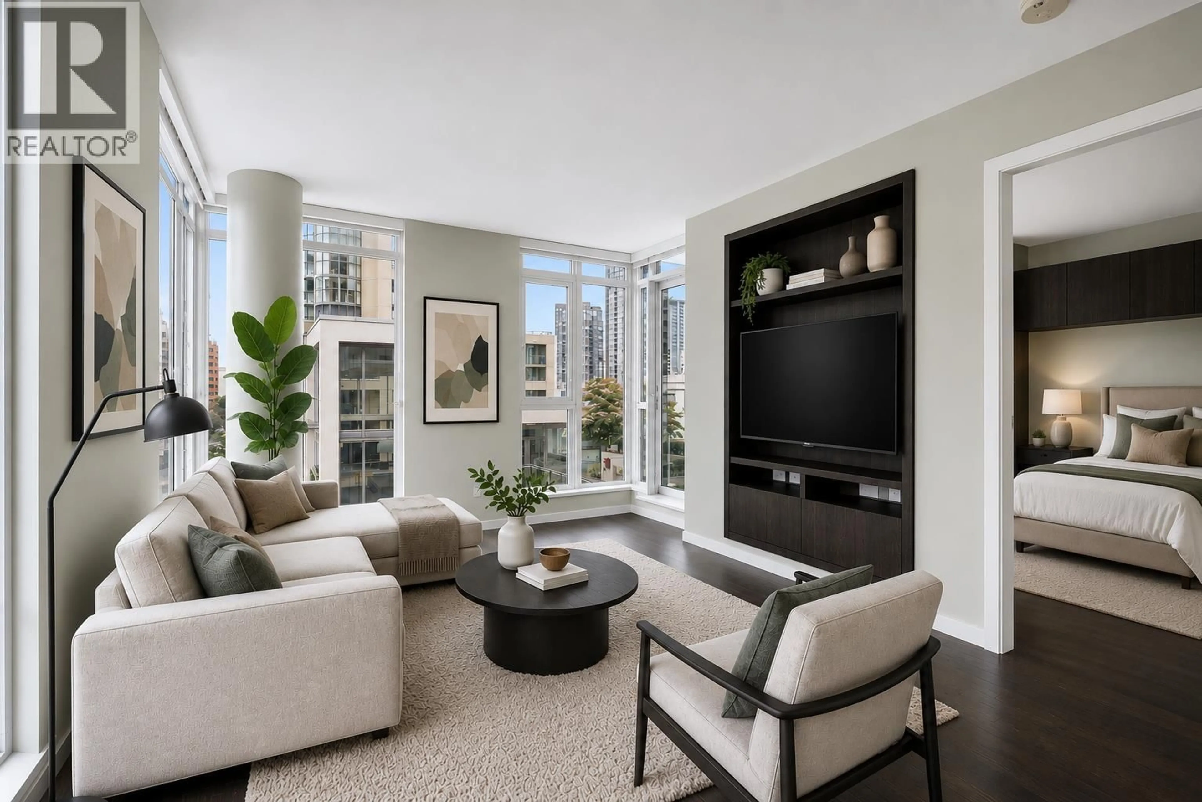 Living room with furniture, unknown for 902 - 1351 CONTINENTAL STREET, Vancouver British Columbia V6Z0C6