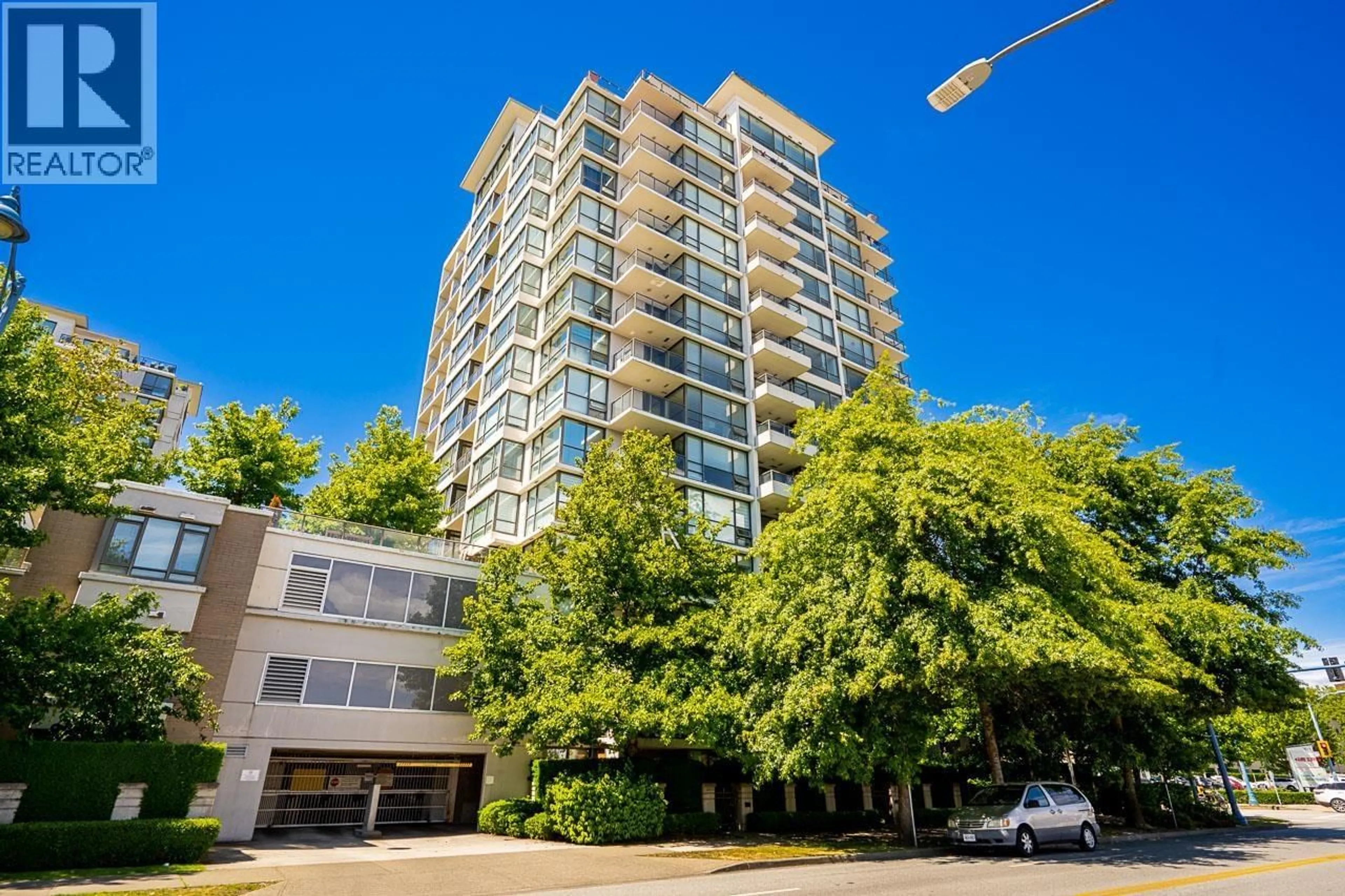 A pic from outside/outdoor area/front of a property/back of a property/a pic from drone, building for 902 - 7575 ALDERBRIDGE WAY, Richmond British Columbia V6X4L1
