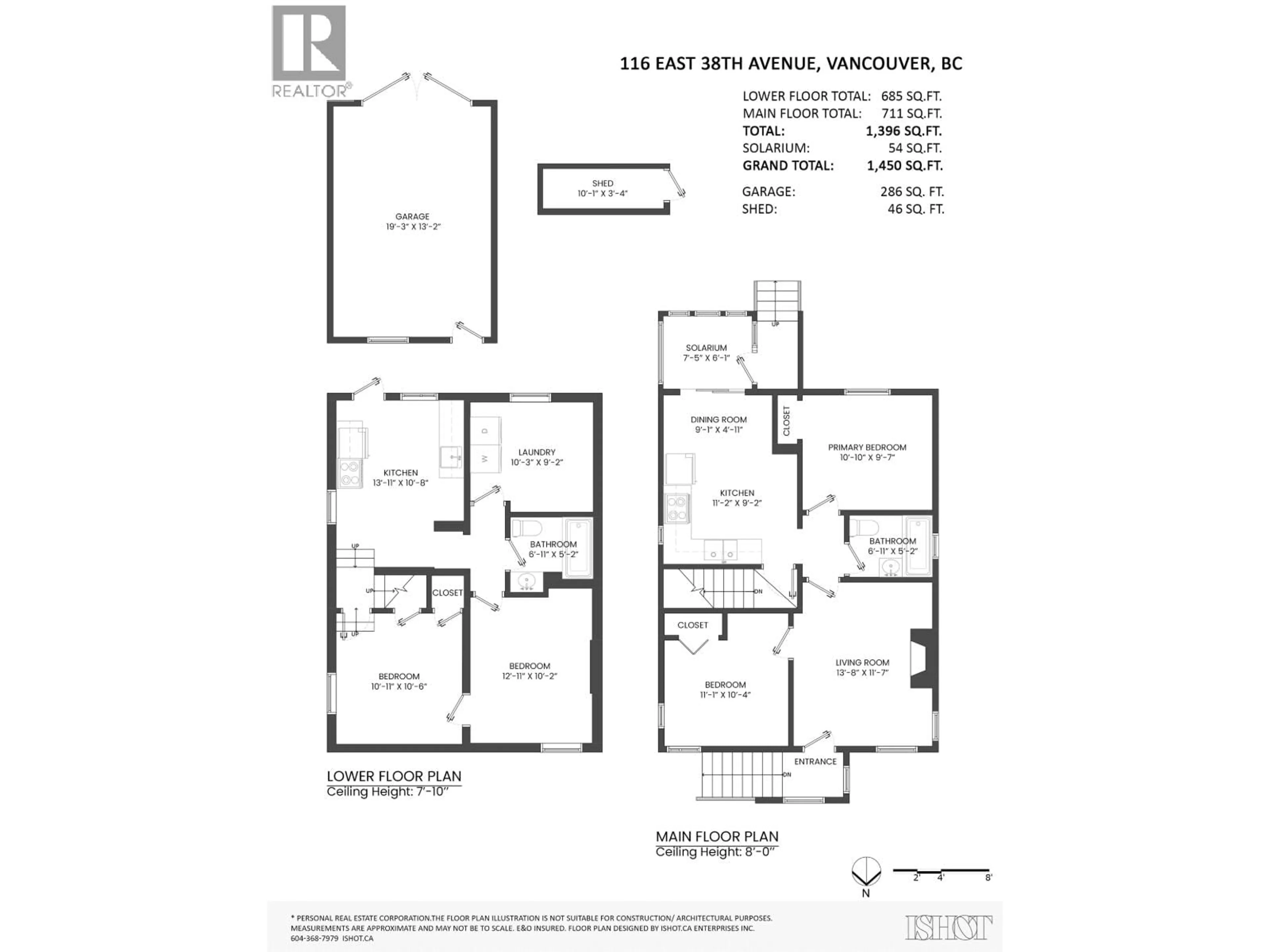 Floor plan for 116 37TH AVENUE, Vancouver British Columbia V5W1E4