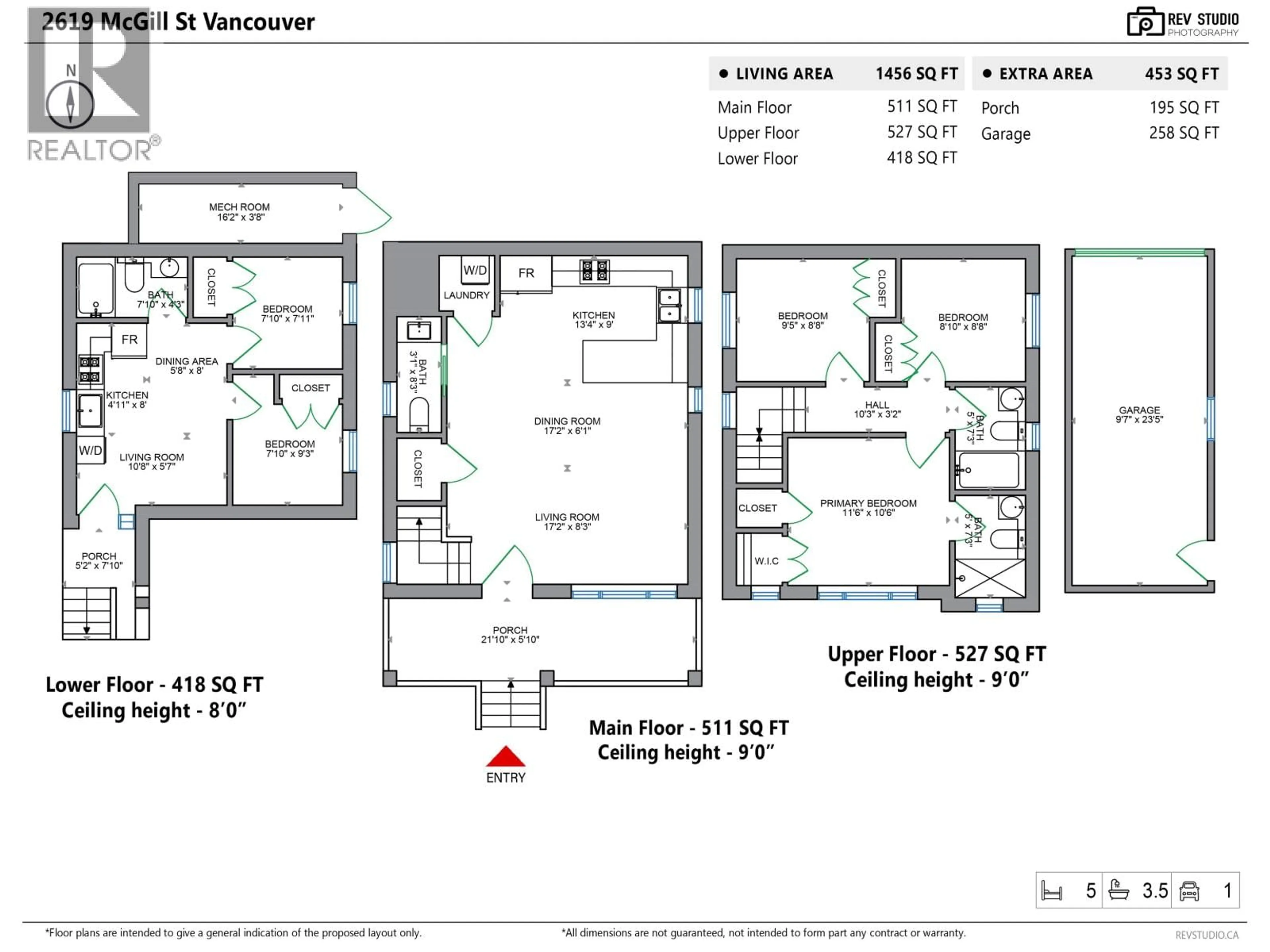 Floor plan for 2619 MCGILL STREET, Vancouver British Columbia V5K1H2