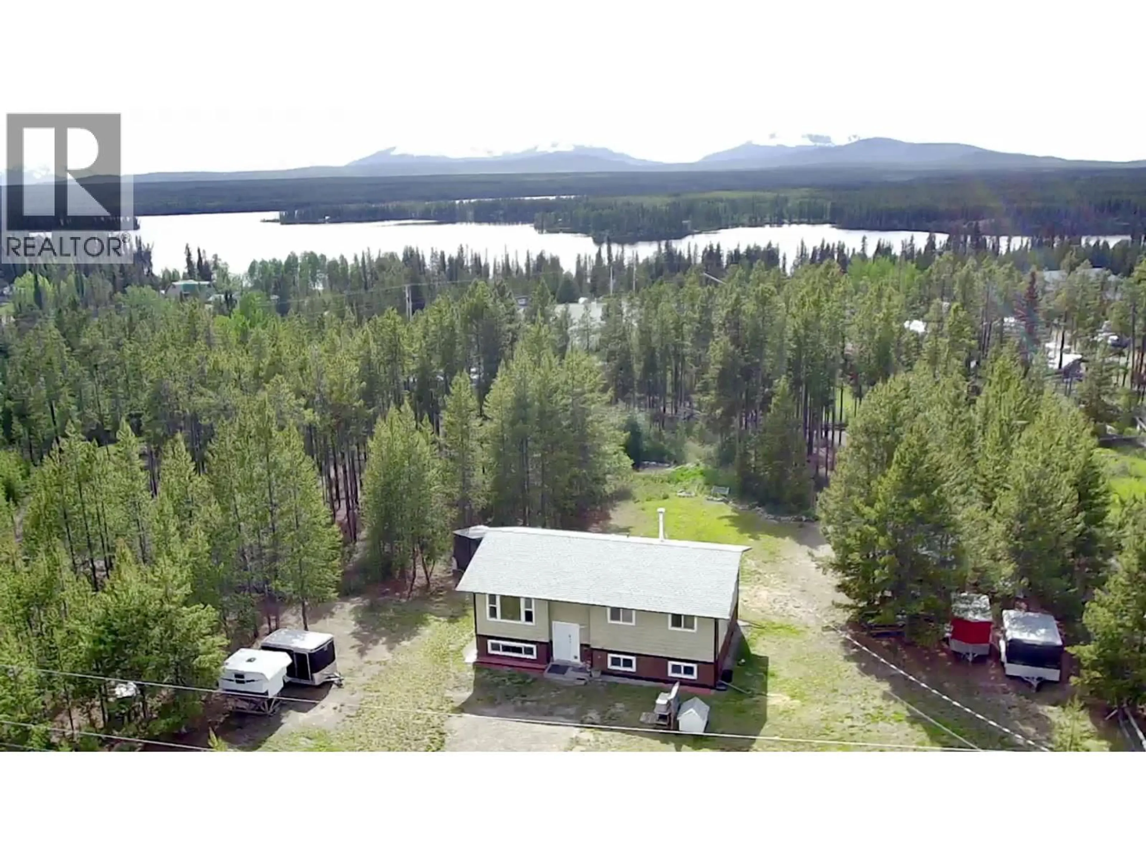 A pic from outside/outdoor area/front of a property/back of a property/a pic from drone, unknown for 5841 THOMPSON ROAD, Chilcotin British Columbia V0L1R0