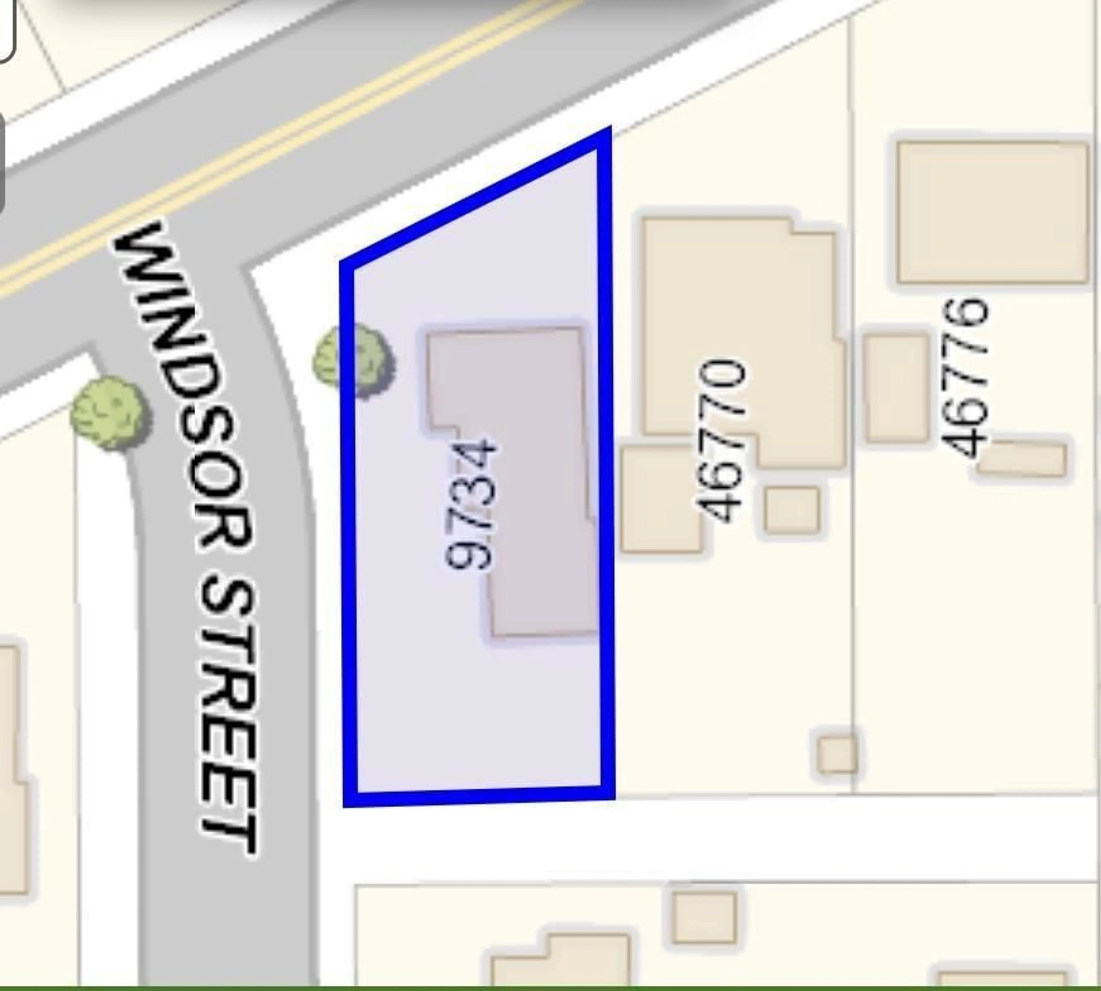 Picture of a map for 9734 WINDSOR STREET, Chilliwack British Columbia V2P6C2