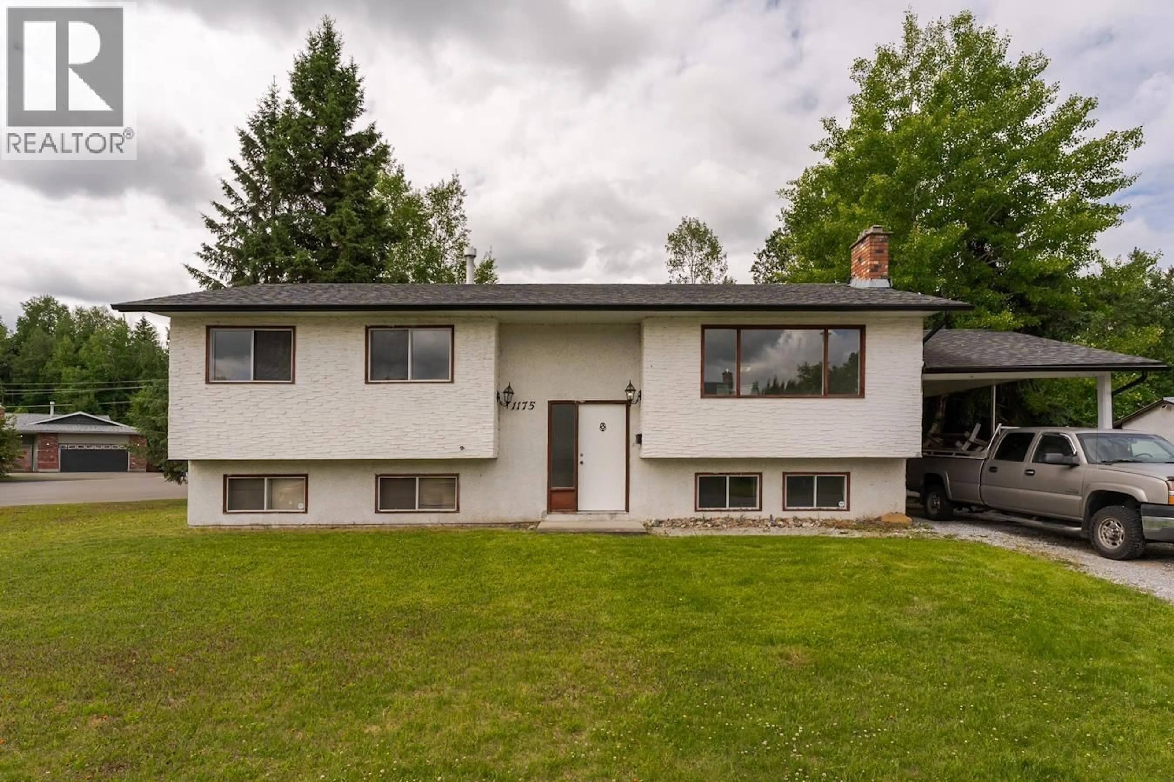 Home with vinyl exterior material, street for 1175 MCGOWAN DRIVE, Prince George British Columbia V2M6S4