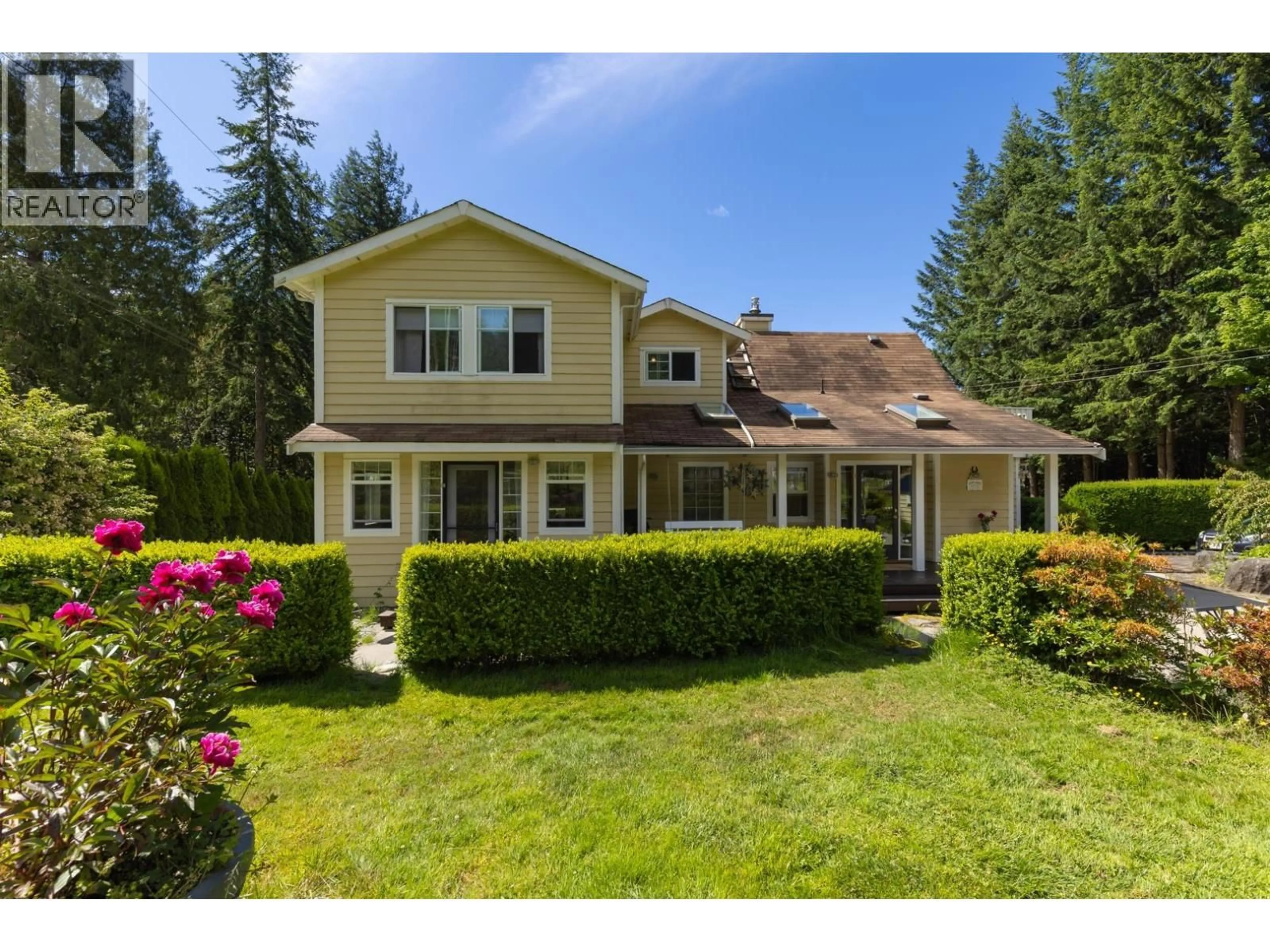 A pic from outside/outdoor area/front of a property/back of a property/a pic from drone, street for 1266 REED ROAD, Gibsons British Columbia V0N1V7