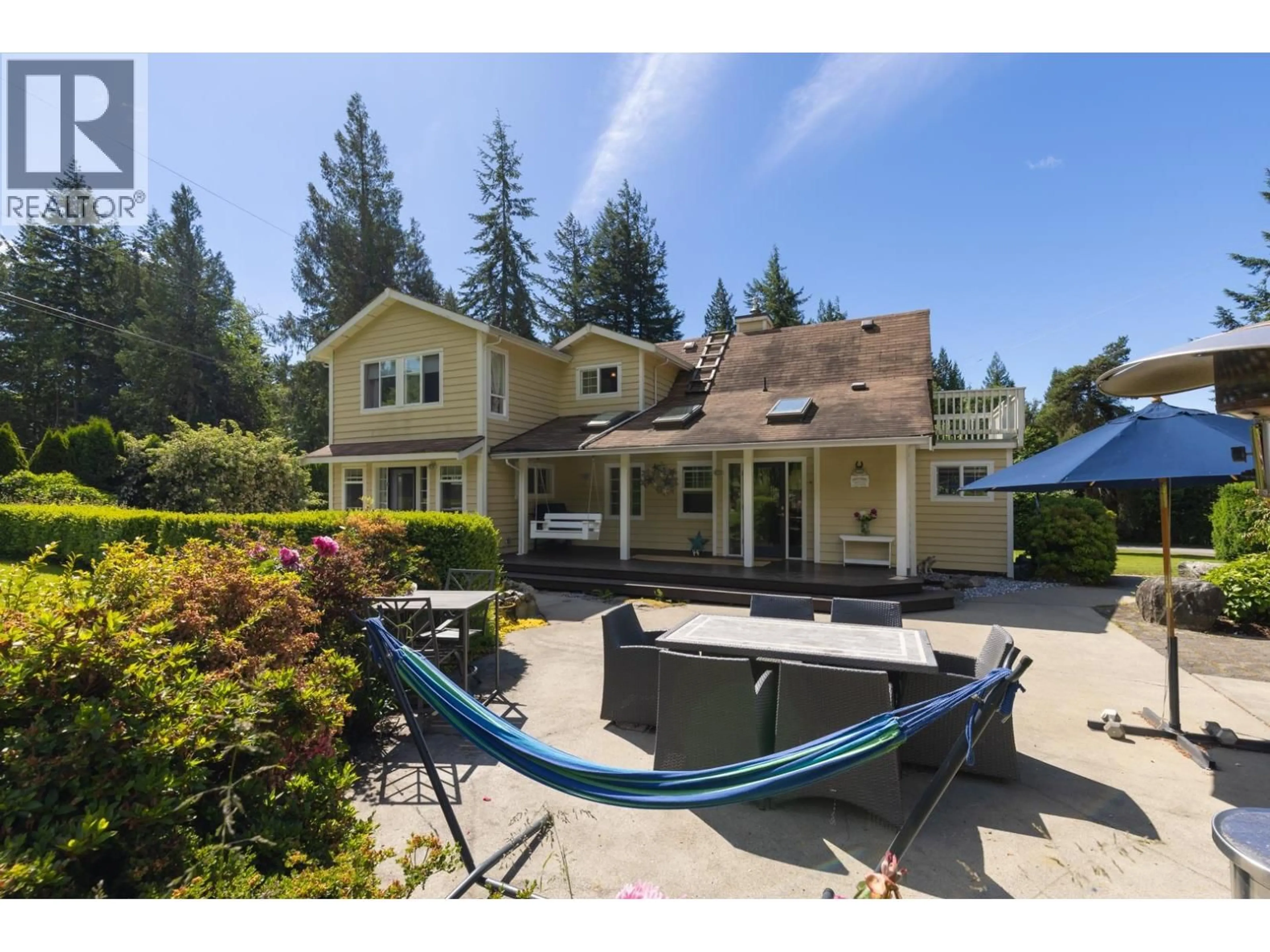 A pic from outside/outdoor area/front of a property/back of a property/a pic from drone, water/lake/river/ocean view for 1266 REED ROAD, Gibsons British Columbia V0N1V7