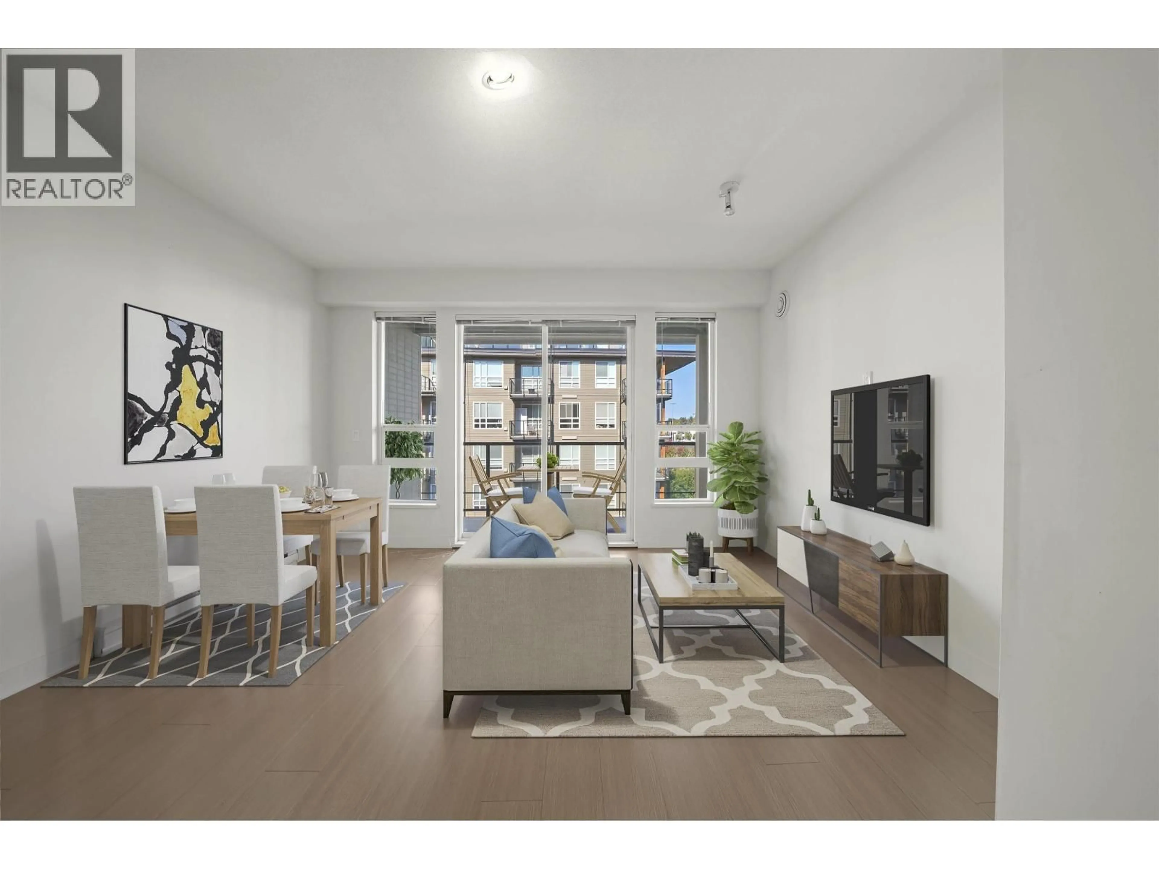 Living room with furniture, unknown for 611 - 6033 GRAY AVENUE, Vancouver British Columbia V6S0G3