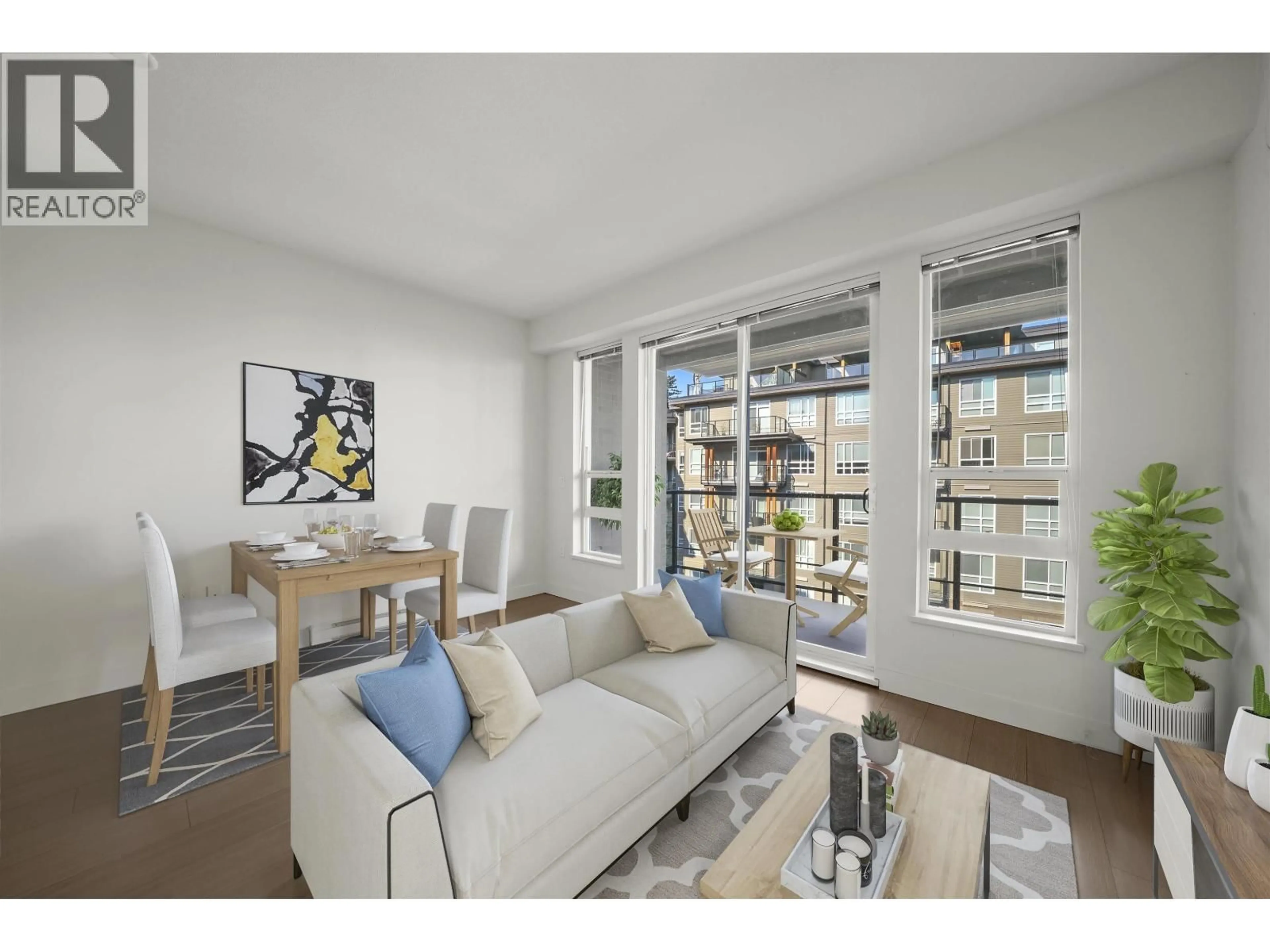 Living room with furniture, unknown for 611 - 6033 GRAY AVENUE, Vancouver British Columbia V6S0G3