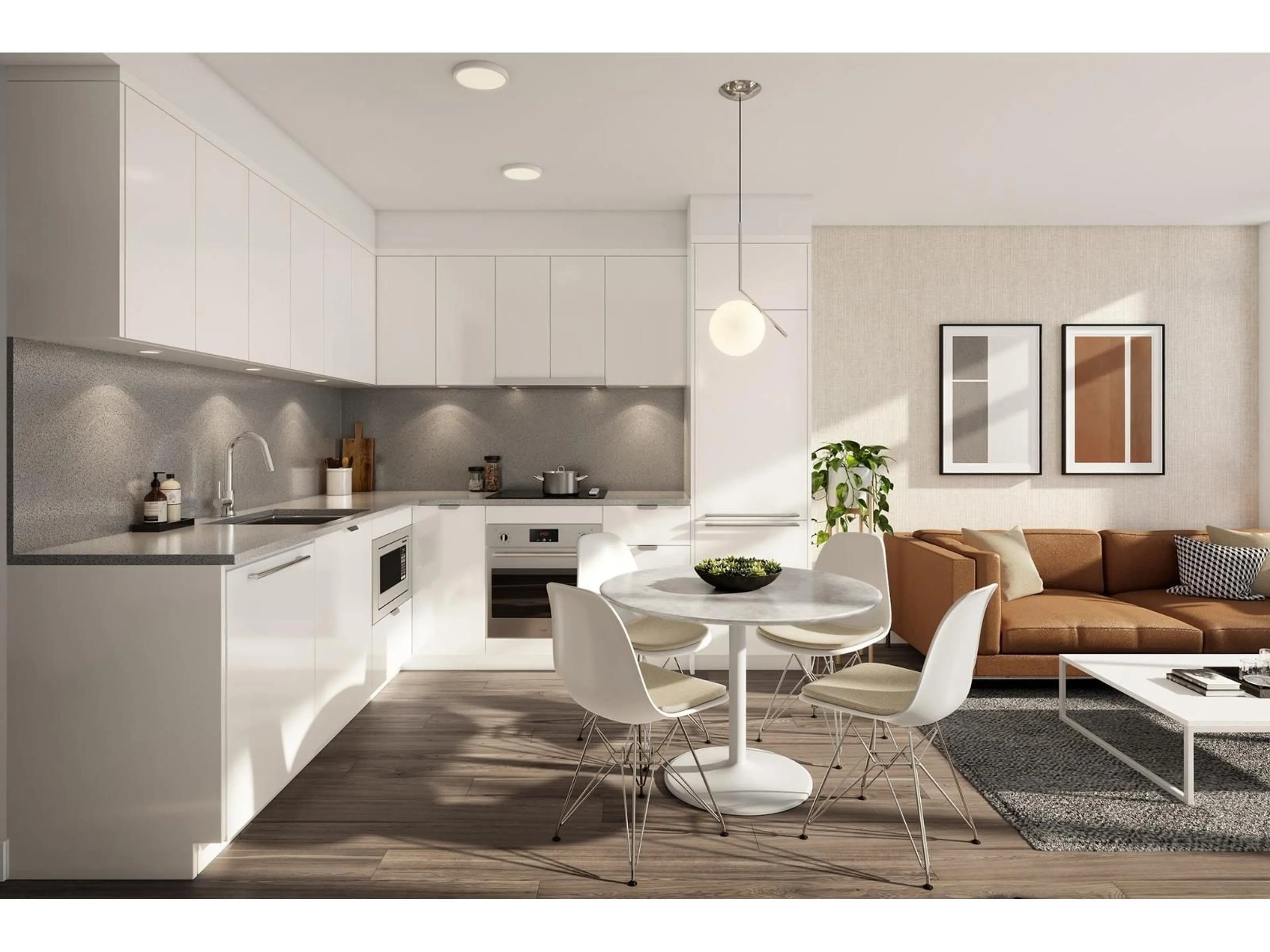 Open concept kitchen, unknown for 3406 - 13675 107A AVENUE, Surrey British Columbia V3T0X2