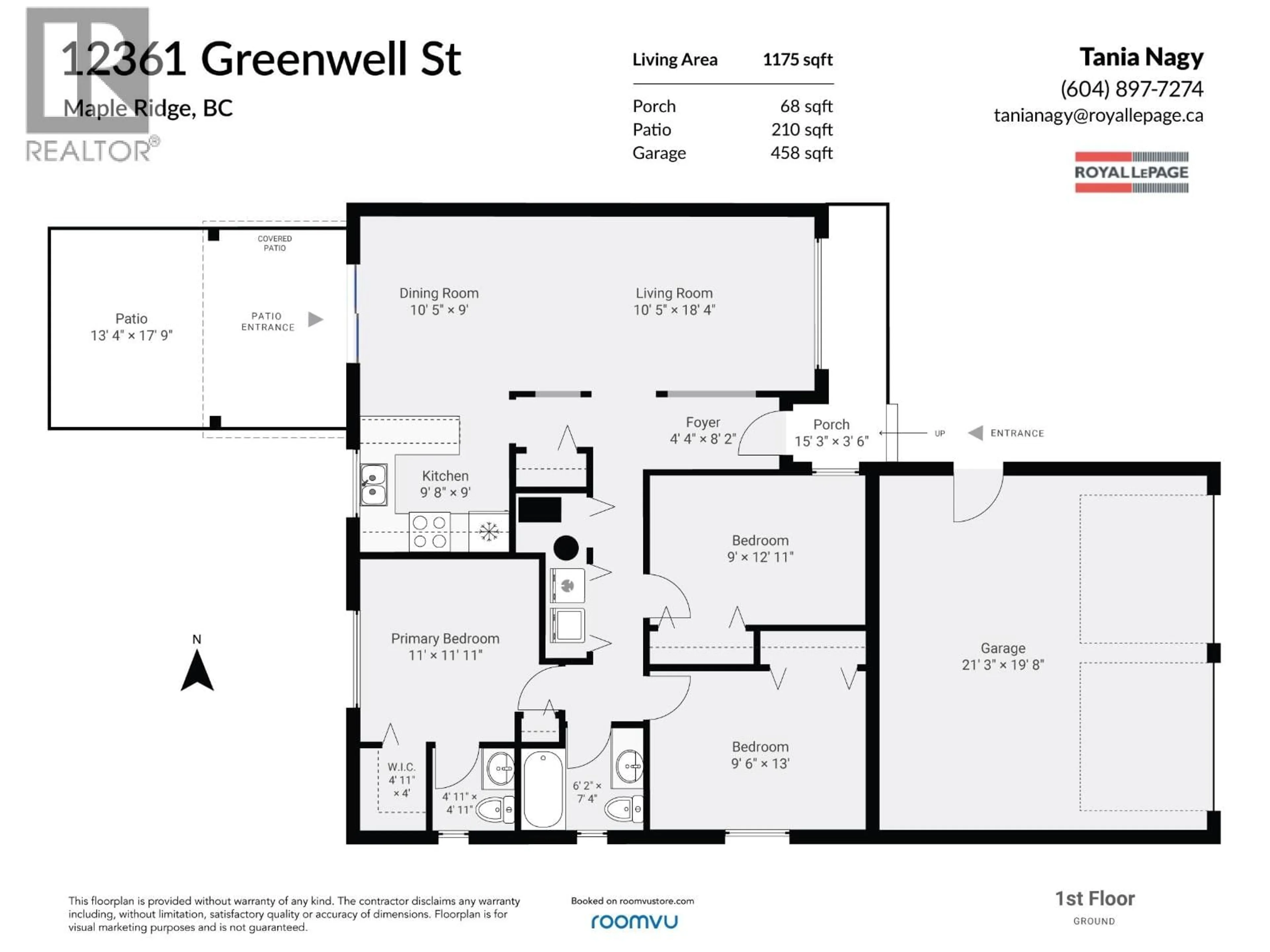 Floor plan for 12361 GREENWELL STREET, Maple Ridge British Columbia V2X9W8