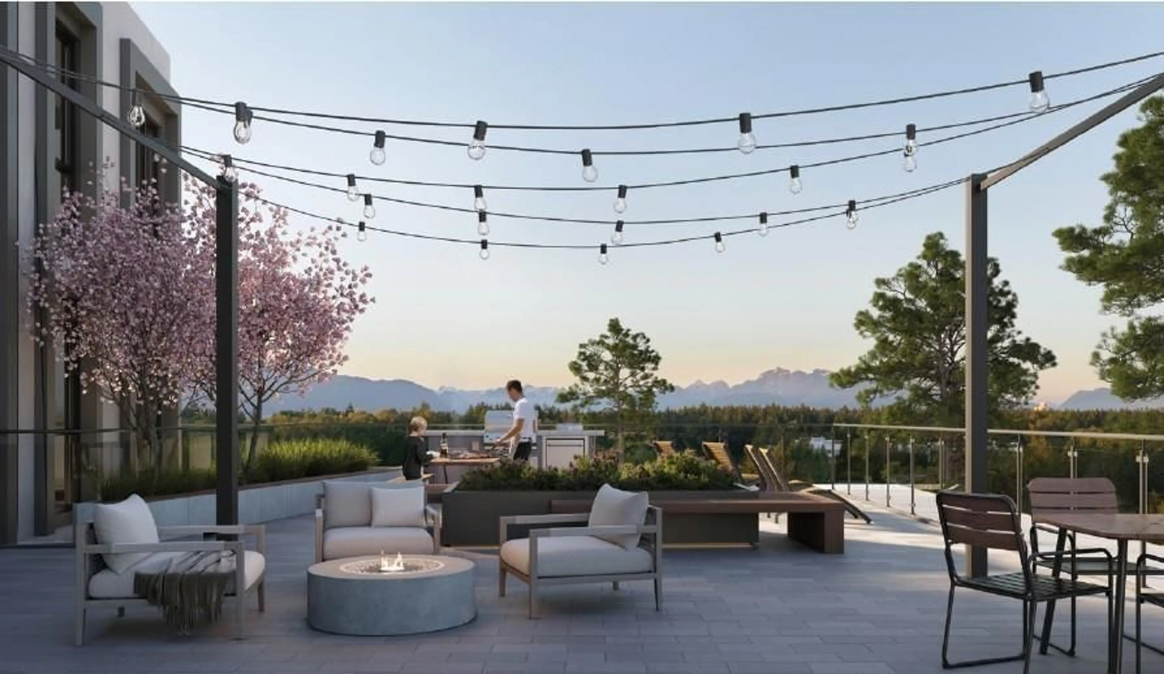 Patio, mountain view for A505 - 20117 84 AVENUE, Langley British Columbia V2Y2B8
