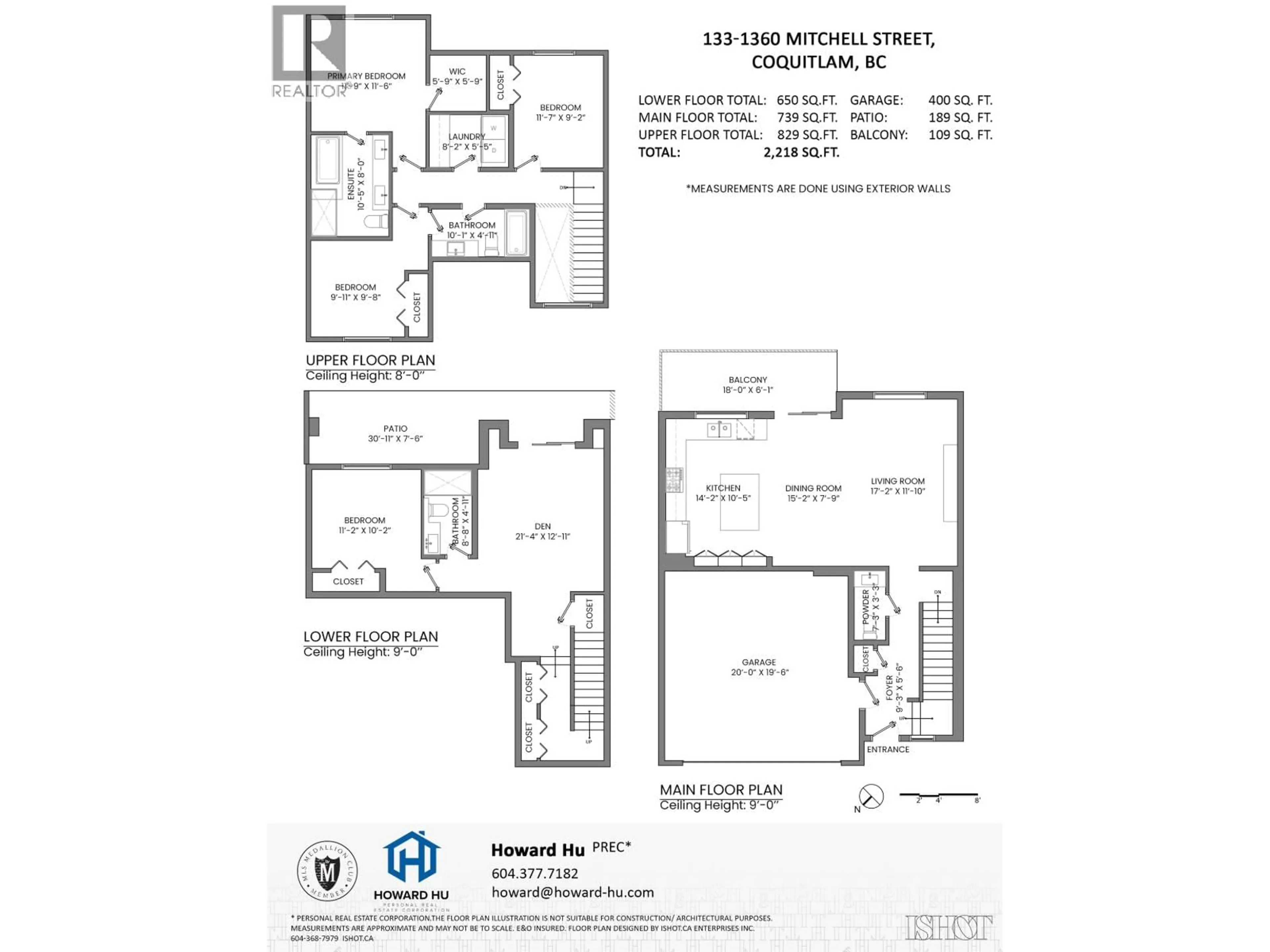 Floor plan for 133 - 1360 MITCHELL STREET, Coquitlam British Columbia V3E0T7