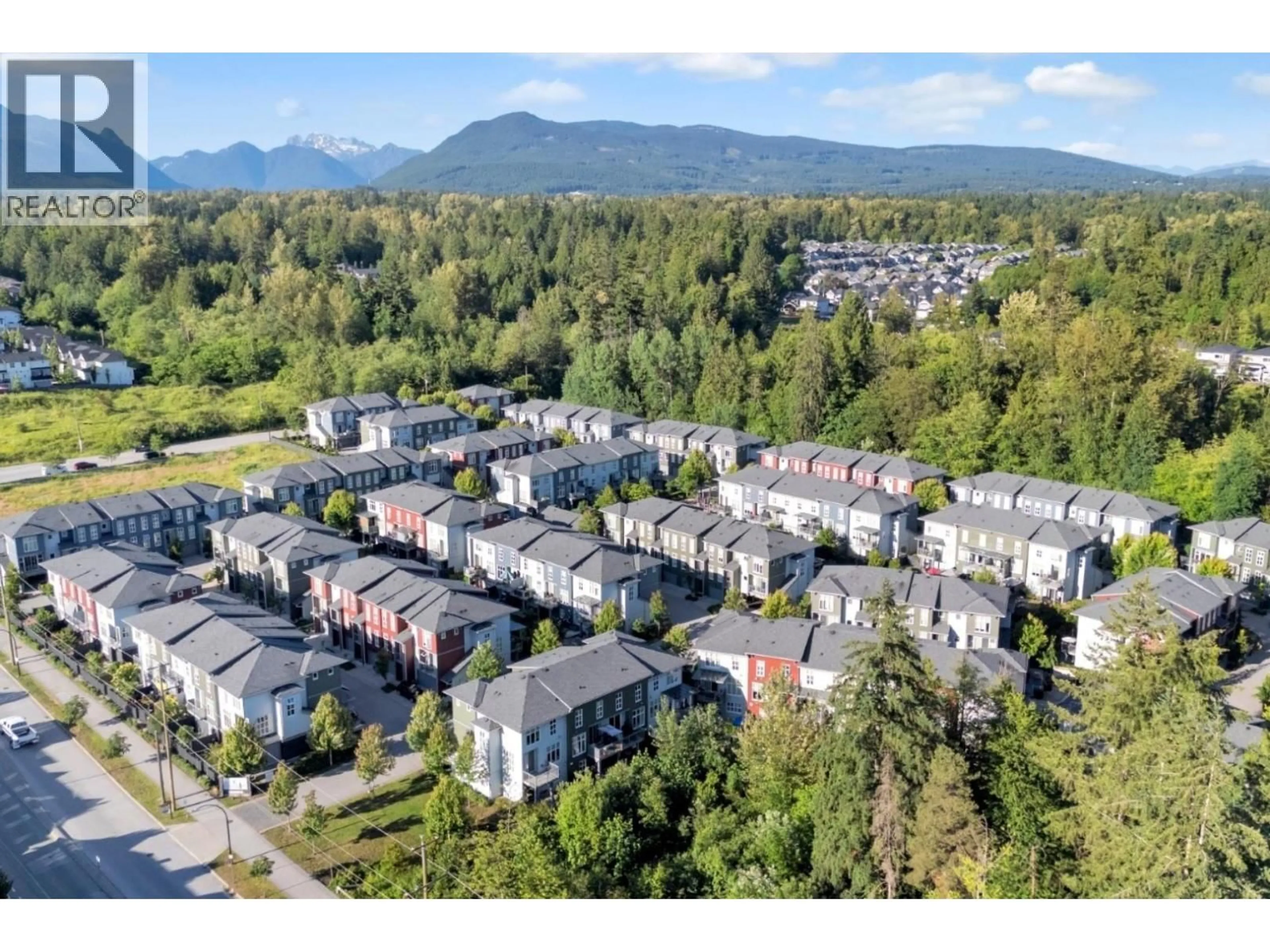 A pic from outside/outdoor area/front of a property/back of a property/a pic from drone, mountain view for 118 - 24076 112 AVENUE, Maple Ridge British Columbia V2W0K2