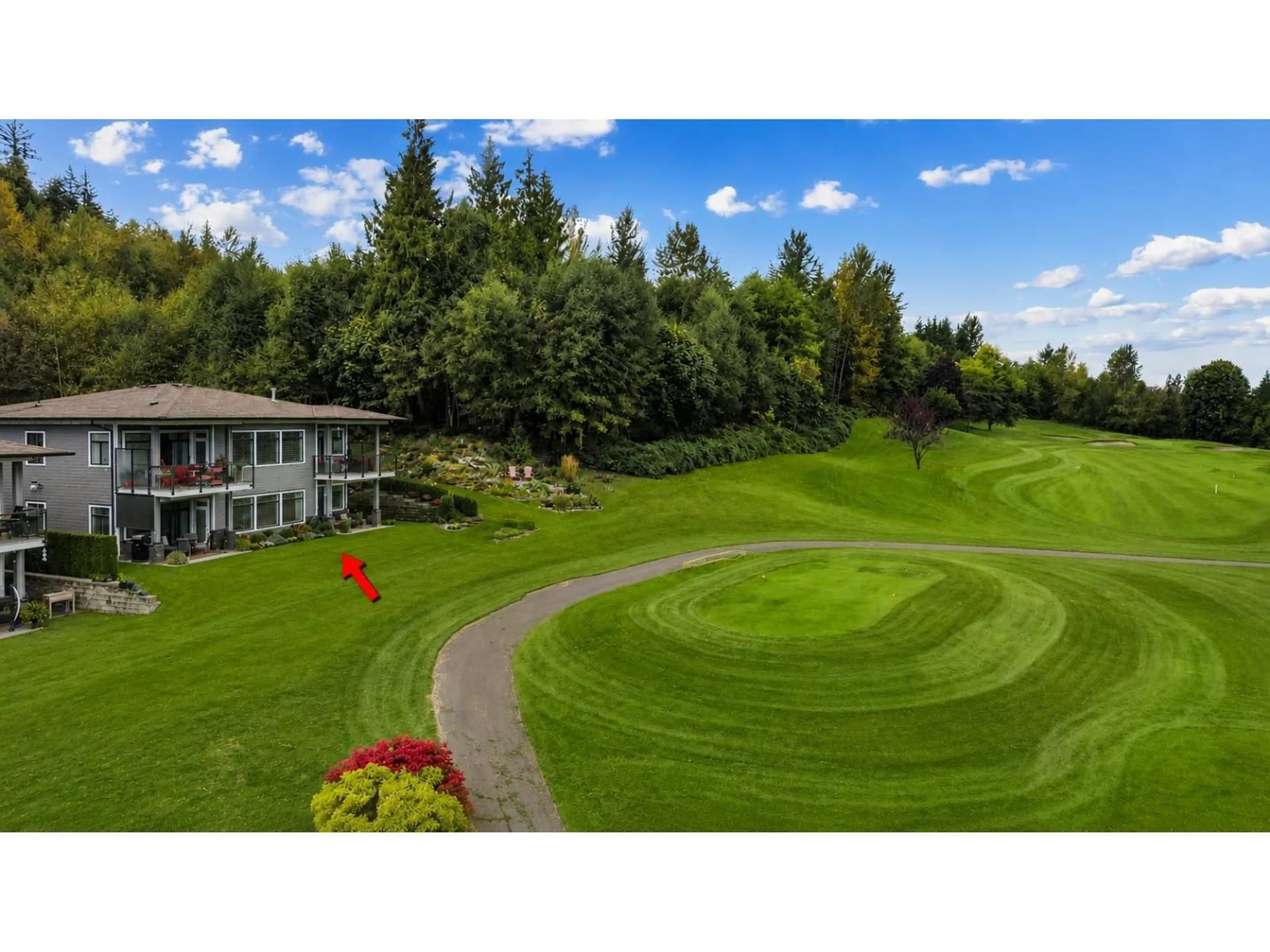 A pic from outside/outdoor area/front of a property/back of a property/a pic from drone, mountain view for 129 - 51096 FALLS COURT, Chilliwack British Columbia V4Z1K7