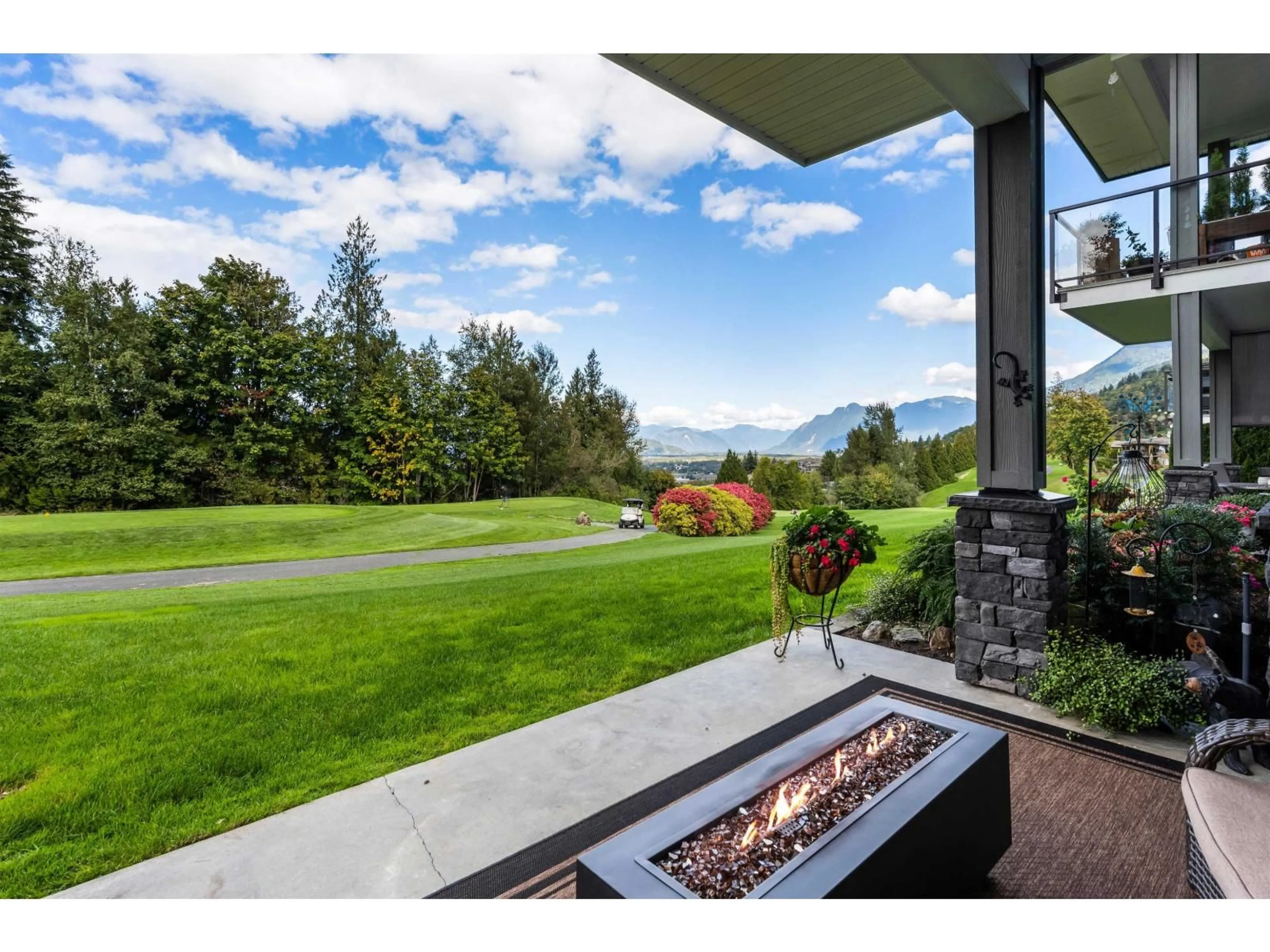 Patio, mountain view for 129 - 51096 FALLS COURT, Chilliwack British Columbia V4Z1K7