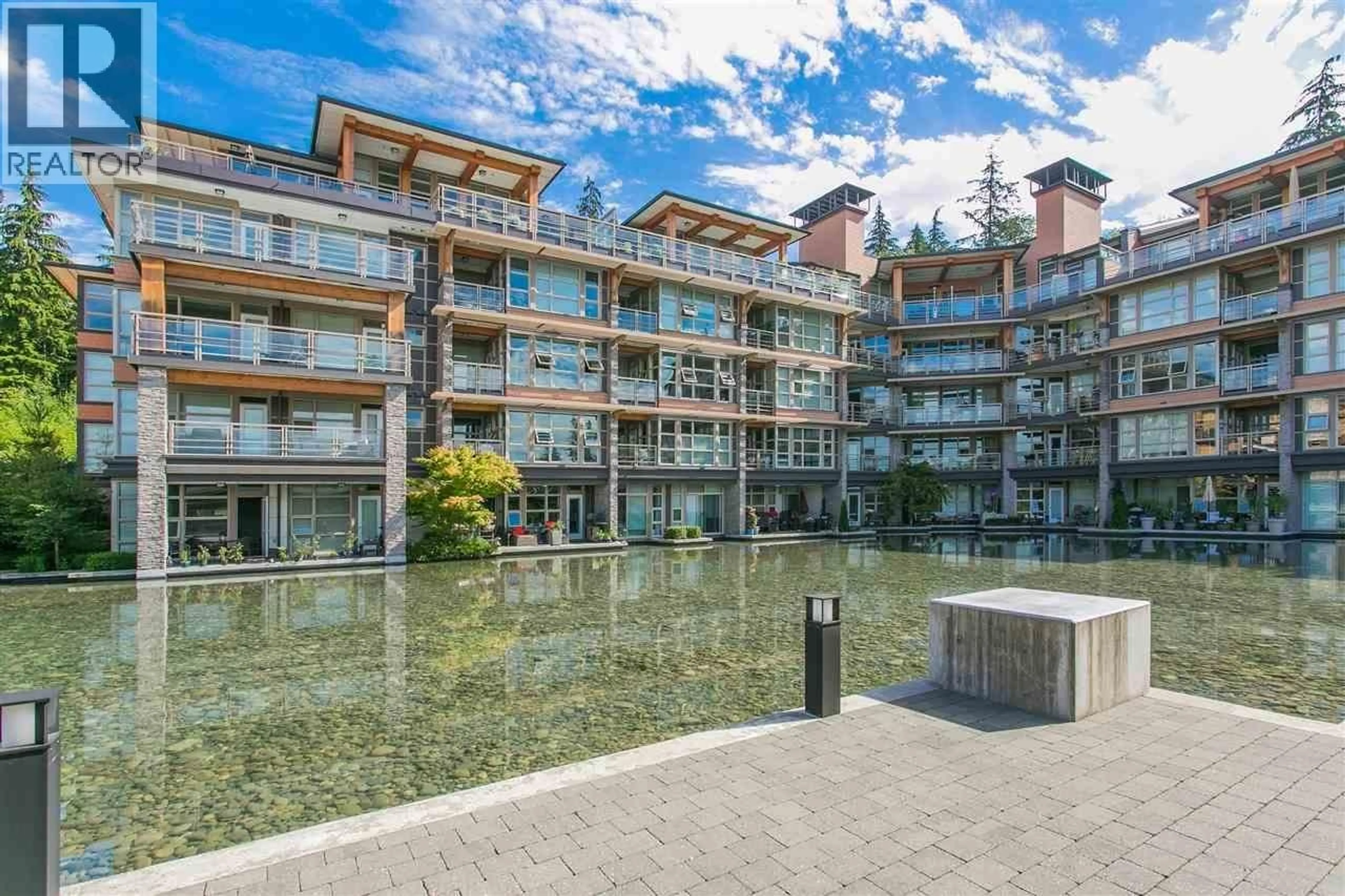 Patio, water/lake/river/ocean view for 411 - 3602 ALDERCREST DRIVE, North Vancouver British Columbia V7G0A2