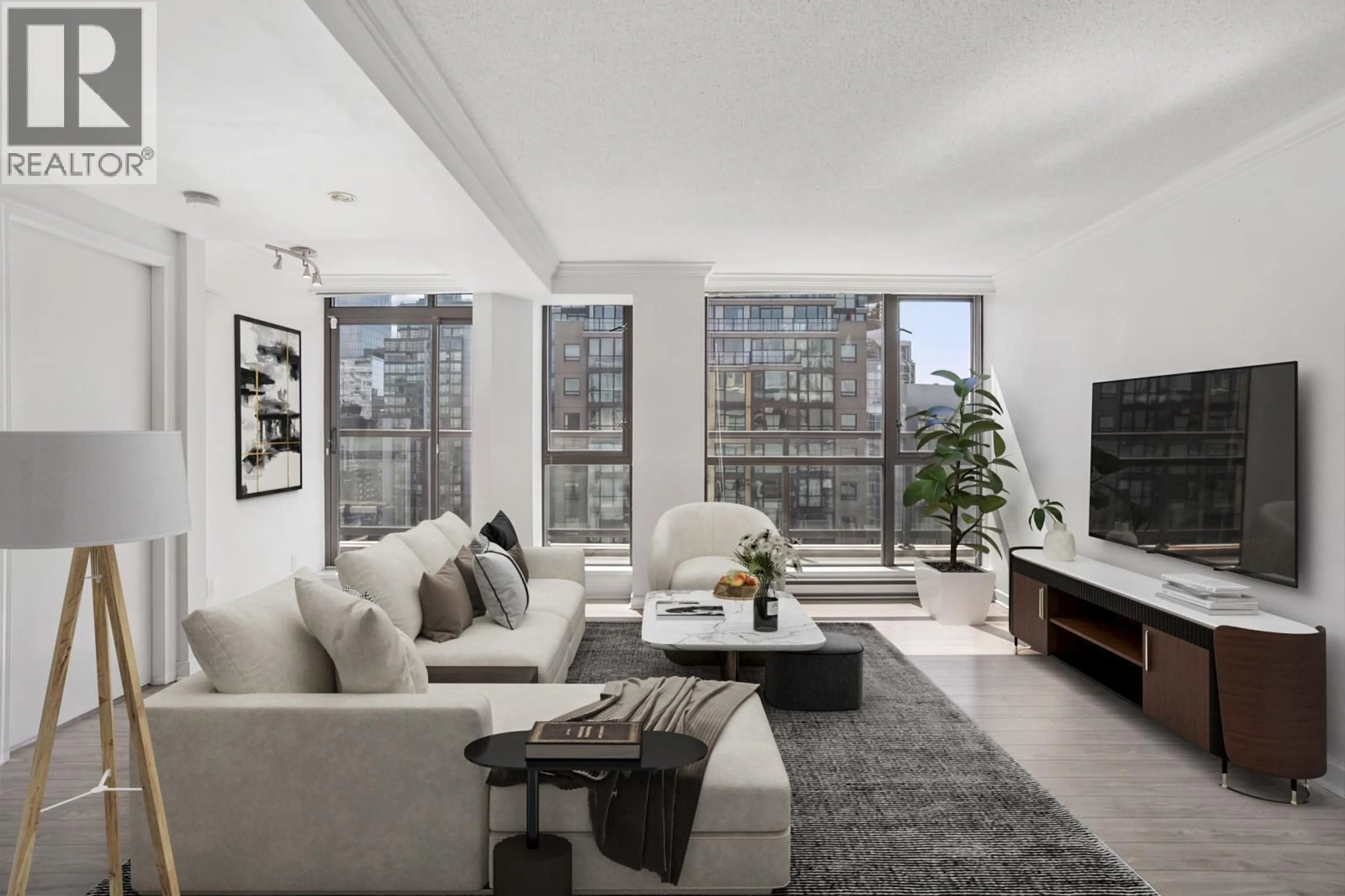 Living room with furniture, unknown for 2803 - 1367 ALBERNI STREET, Vancouver British Columbia V6E4R9