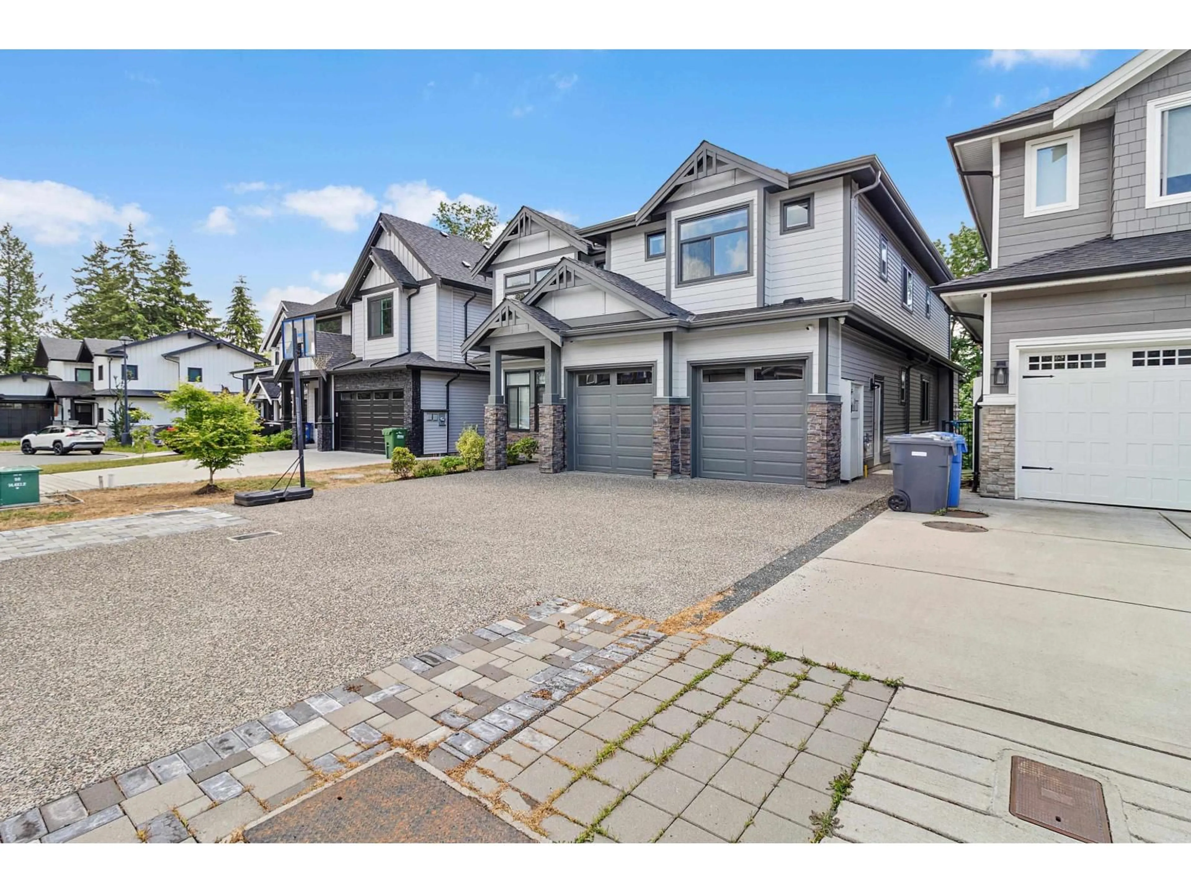 A pic from outside/outdoor area/front of a property/back of a property/a pic from drone, street for 29574 CORVINA COURT, Abbotsford British Columbia V4X0A6