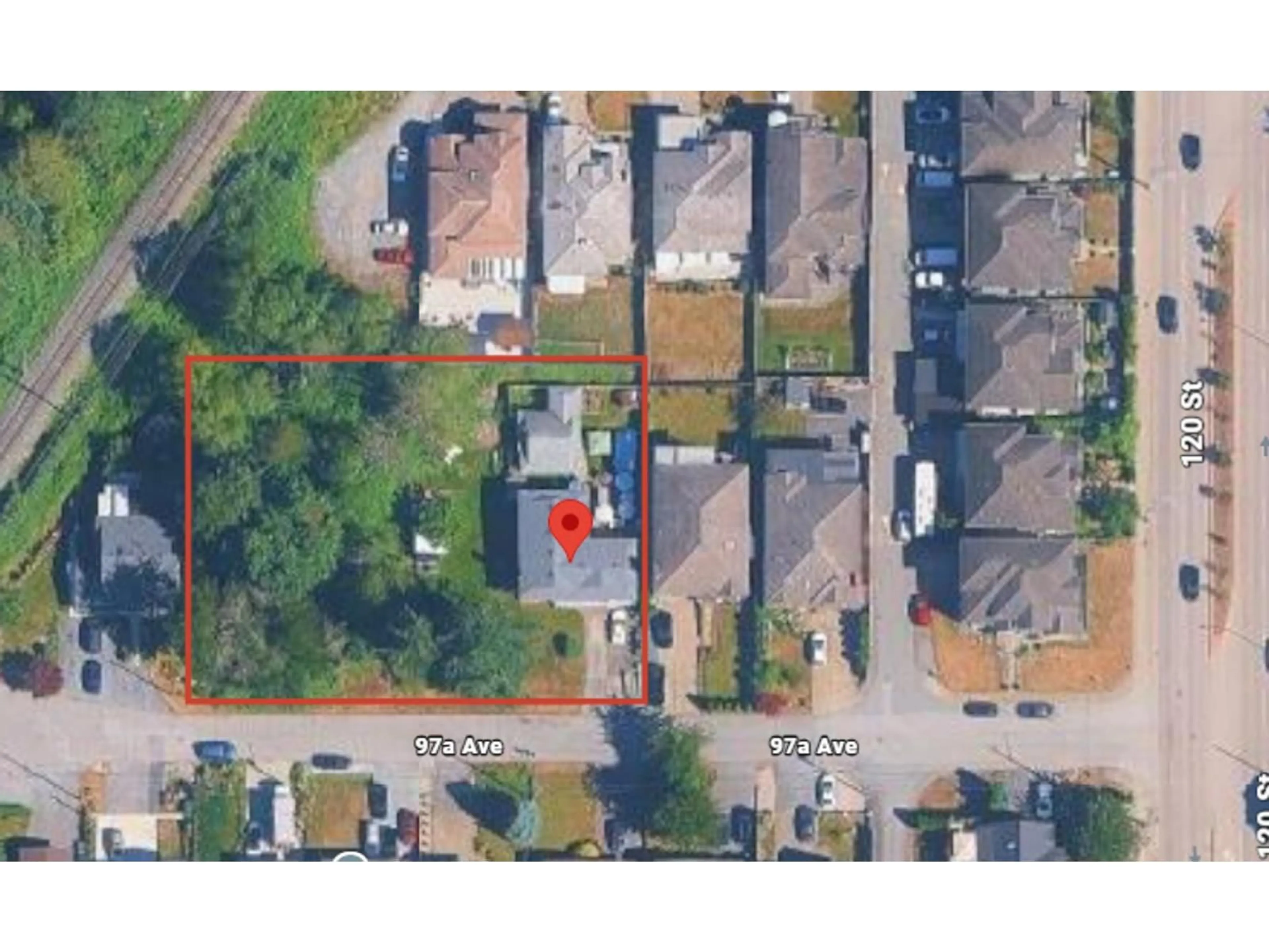 A pic from outside/outdoor area/front of a property/back of a property/a pic from drone, street for 11961 97A AVENUE, Surrey British Columbia V3V2G9