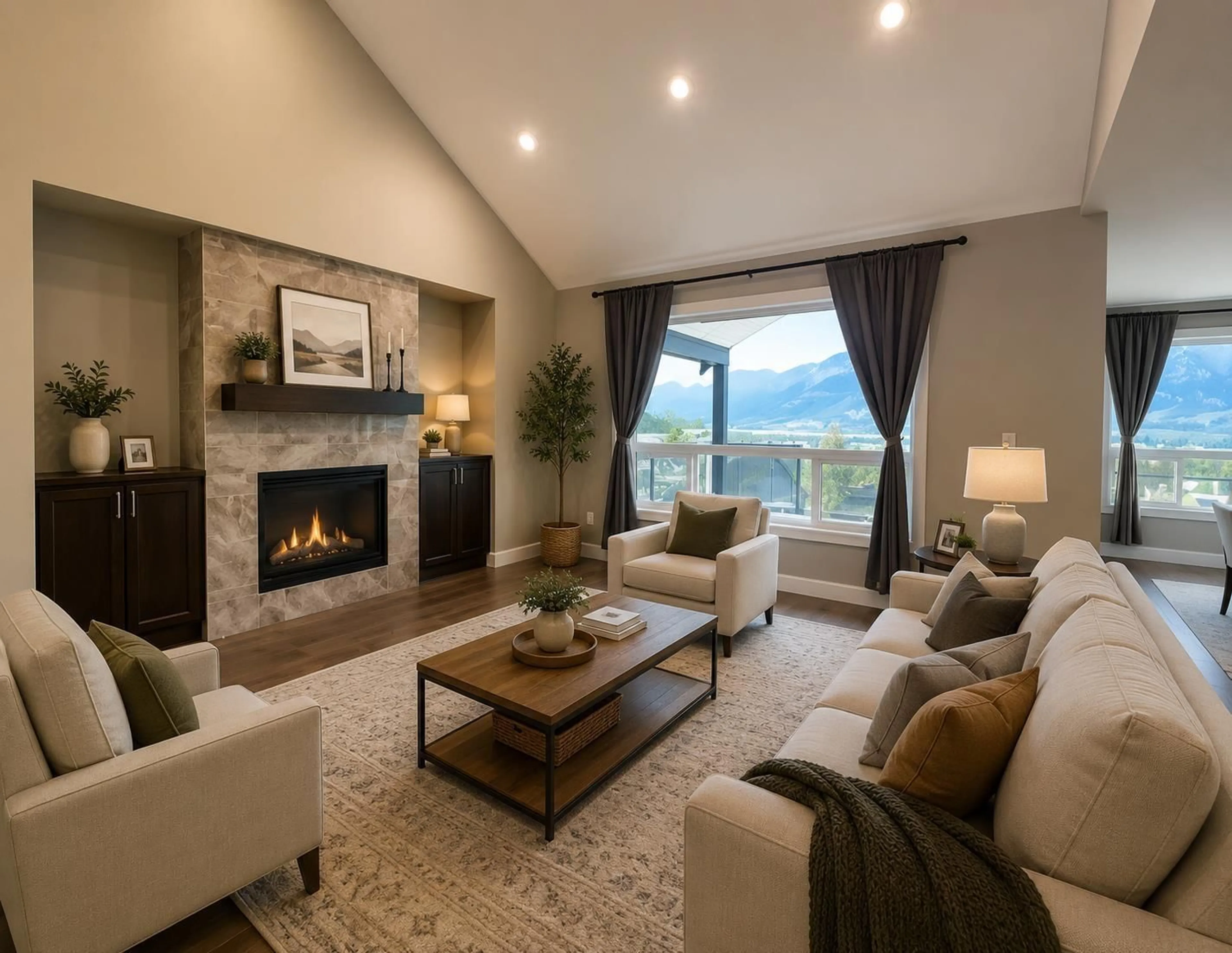 Living room with furniture, unknown for 1945 PEREGRINE PLACE, Agassiz British Columbia V0M1A1