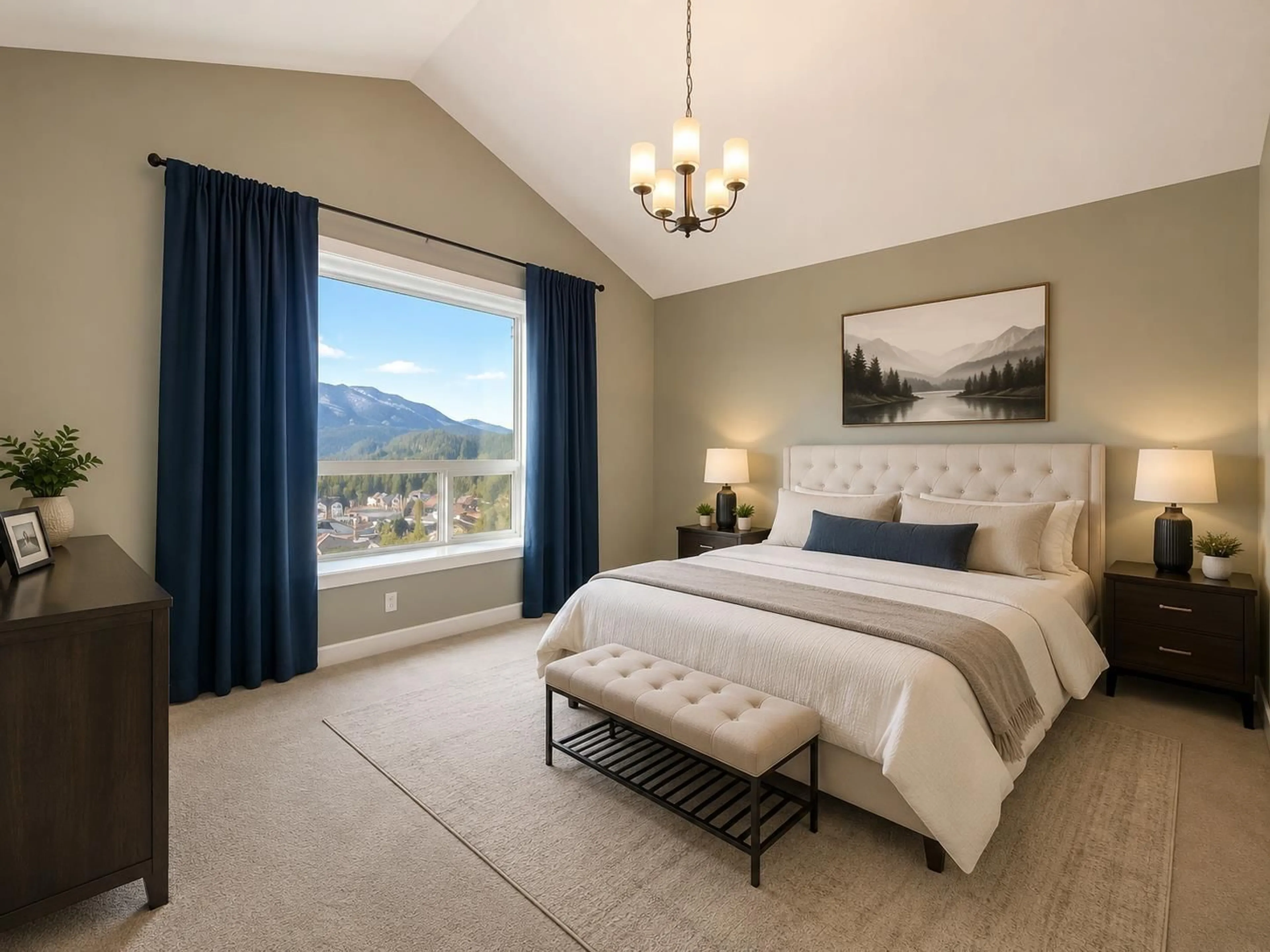 Bedroom with bed, unknown for 1945 PEREGRINE PLACE, Agassiz British Columbia V0M1A1