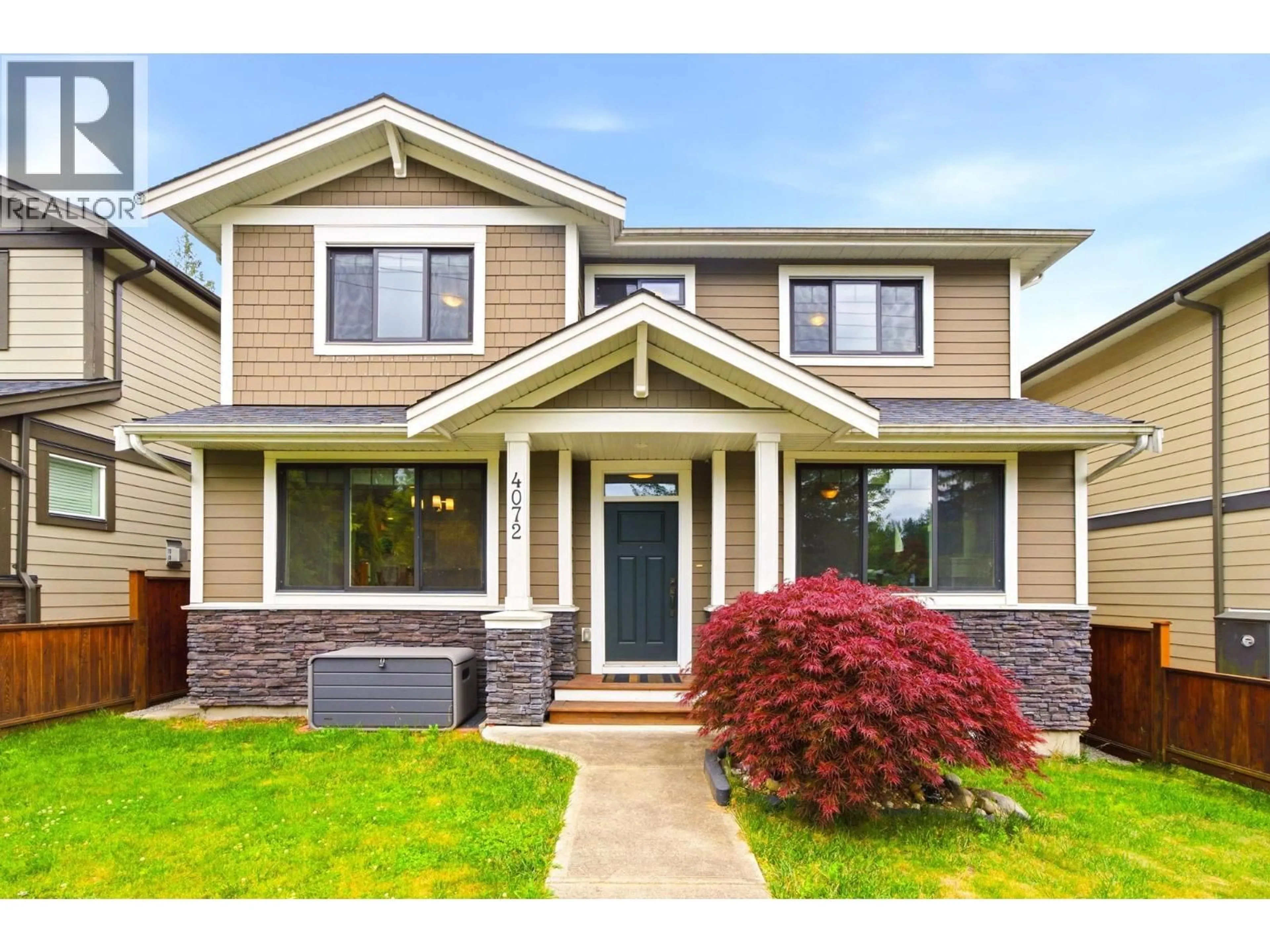 Home with vinyl exterior material, street for 4072 COAST MERIDIAN ROAD, Port Coquitlam British Columbia V3B0M5