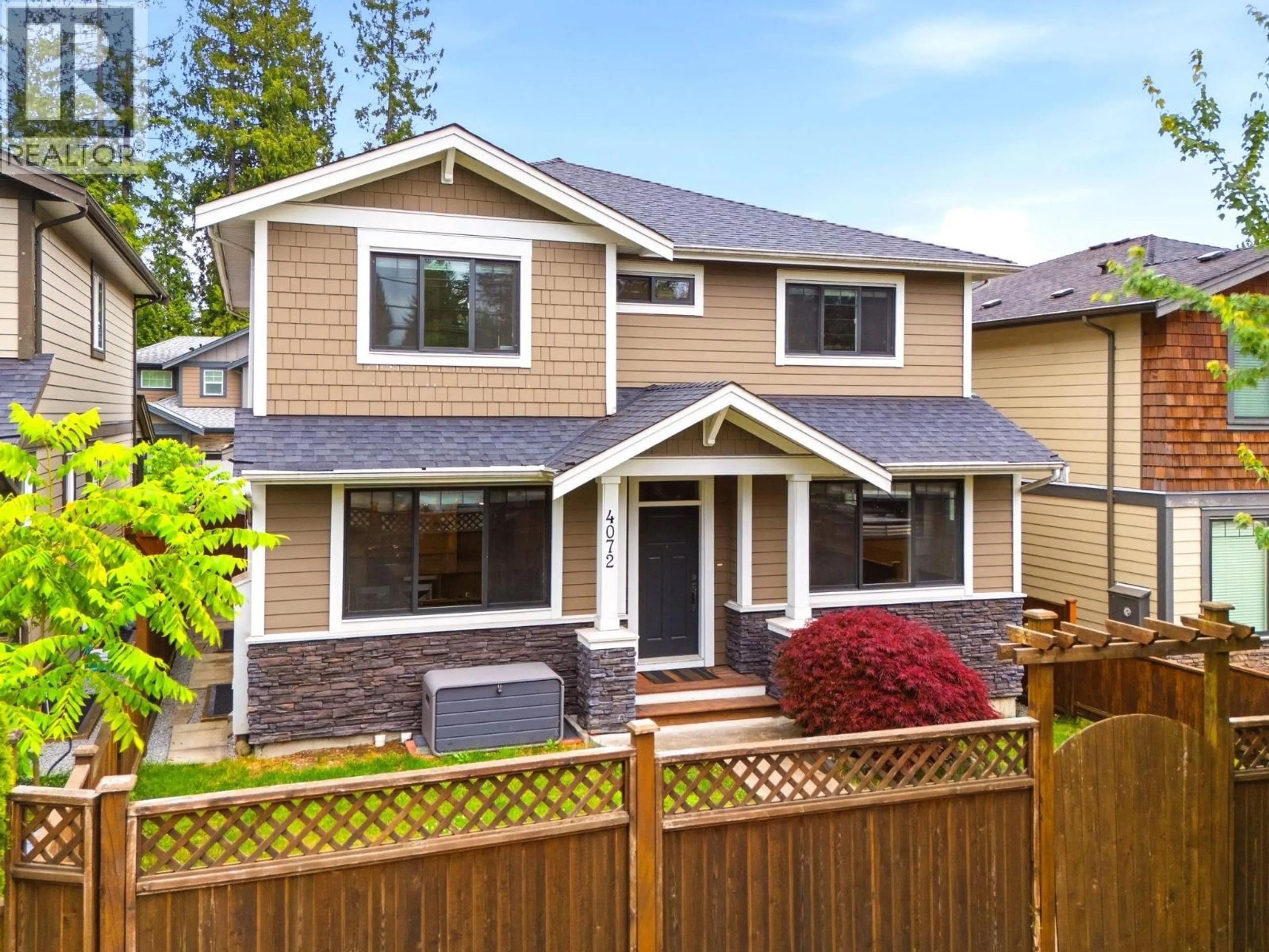 Home with vinyl exterior material, street for 4072 COAST MERIDIAN ROAD, Port Coquitlam British Columbia V3B0M5