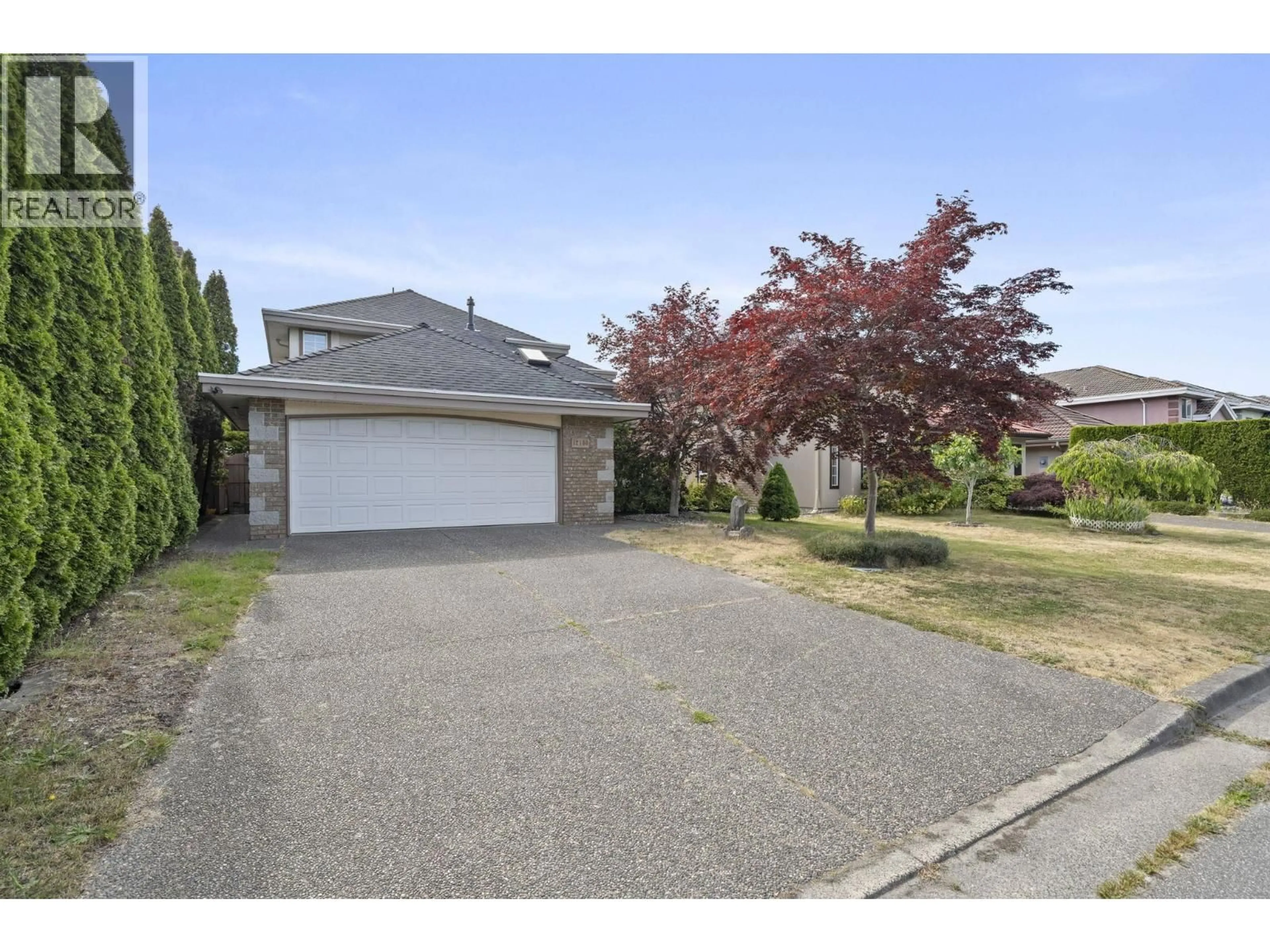 A pic from outside/outdoor area/front of a property/back of a property/a pic from drone, street for 12100 HARRISON AVENUE, Richmond British Columbia V6V2R8