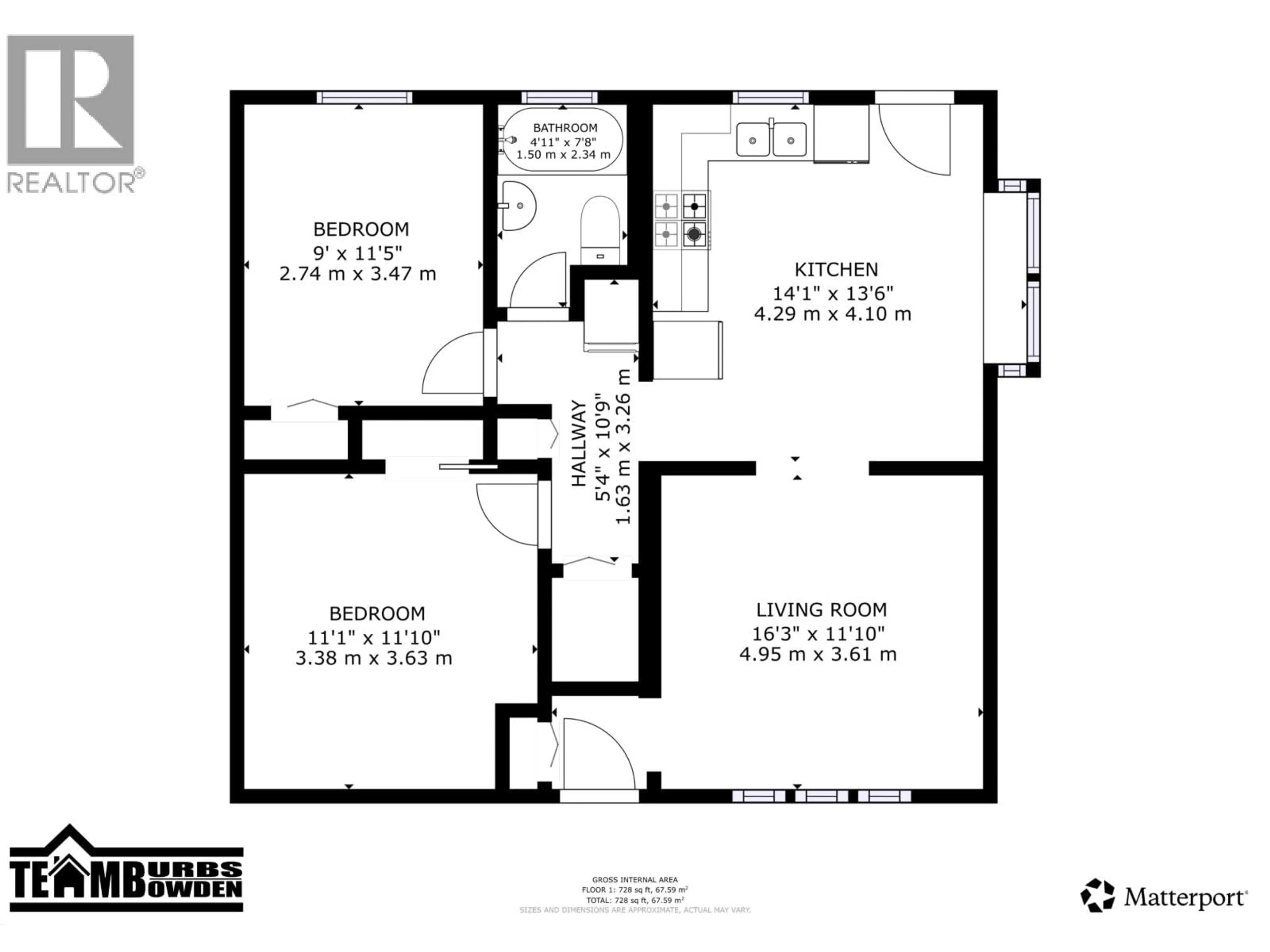 Floor plan for 563 JONES STREET, Quesnel British Columbia V2J2X2