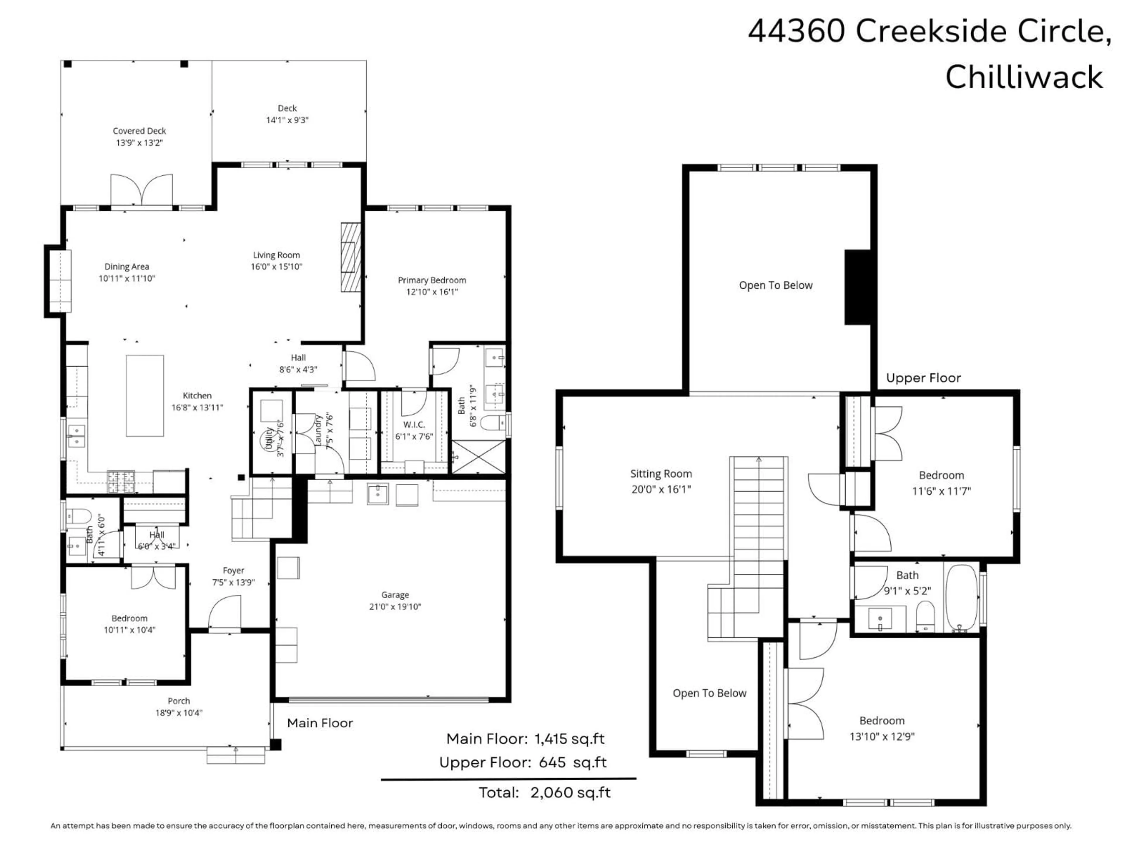 Floor plan for 43360 CREEKSIDE CIRCLE, Lindell Beach British Columbia V2R0Z4